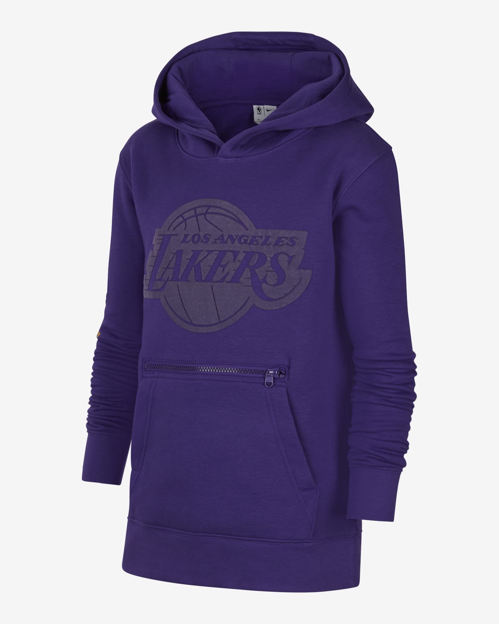 Sweat à capuche en tissu Fleece Nike NBA Los Angeles Lakers Courtside pour Enfant plus âgé - Field Purple