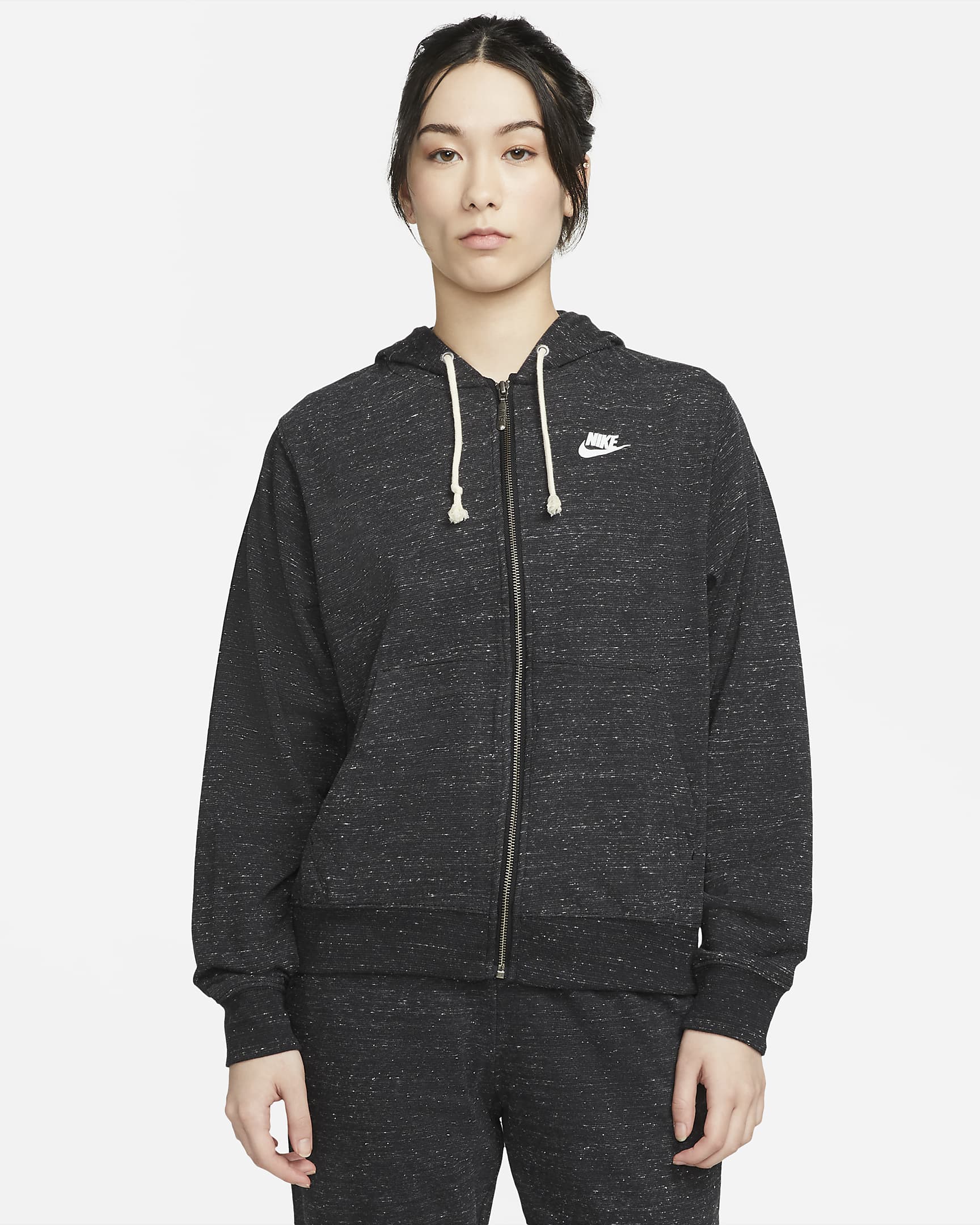 Nike Sportswear Gym Vintage Women's FullZip Hoodie. Nike AT