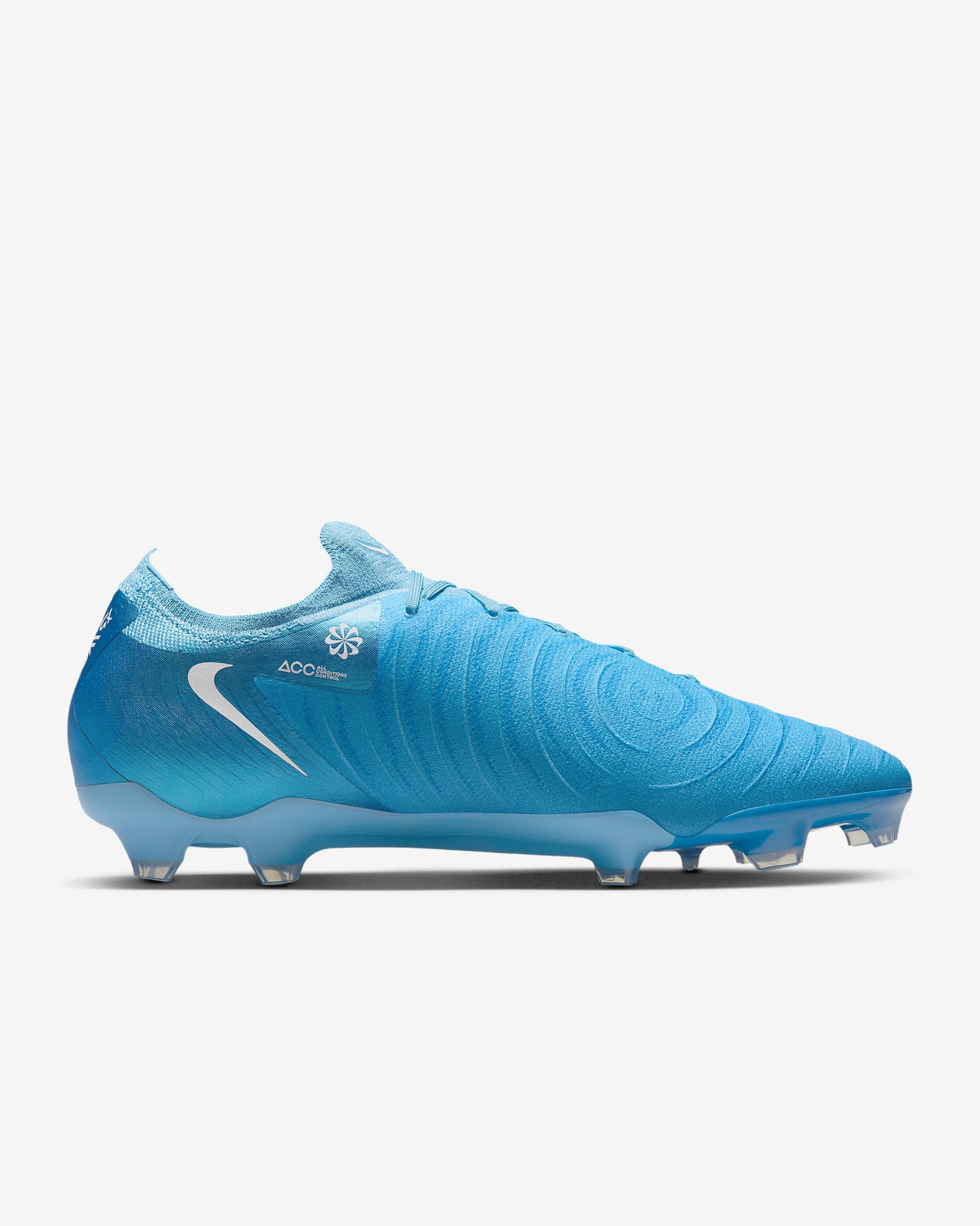 Chuteiras de futebol de cano baixo FG Nike Phantom GX 2 Pro - Azul Fury/Branco