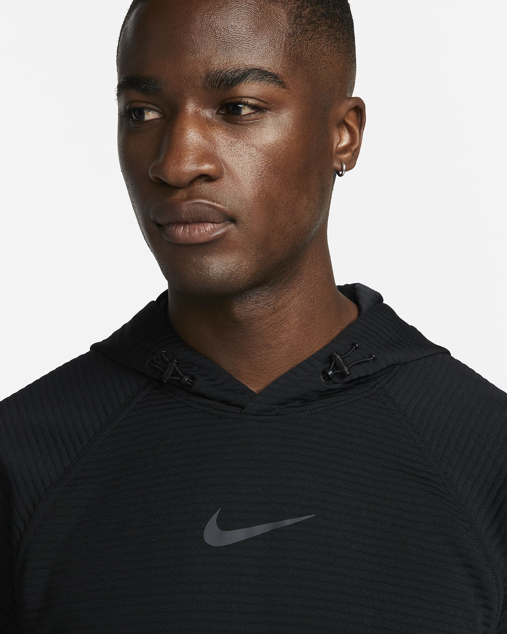 Pull de fitness en tissu Fleece Nike Dri-FIT pour homme - Noir/Iron Grey