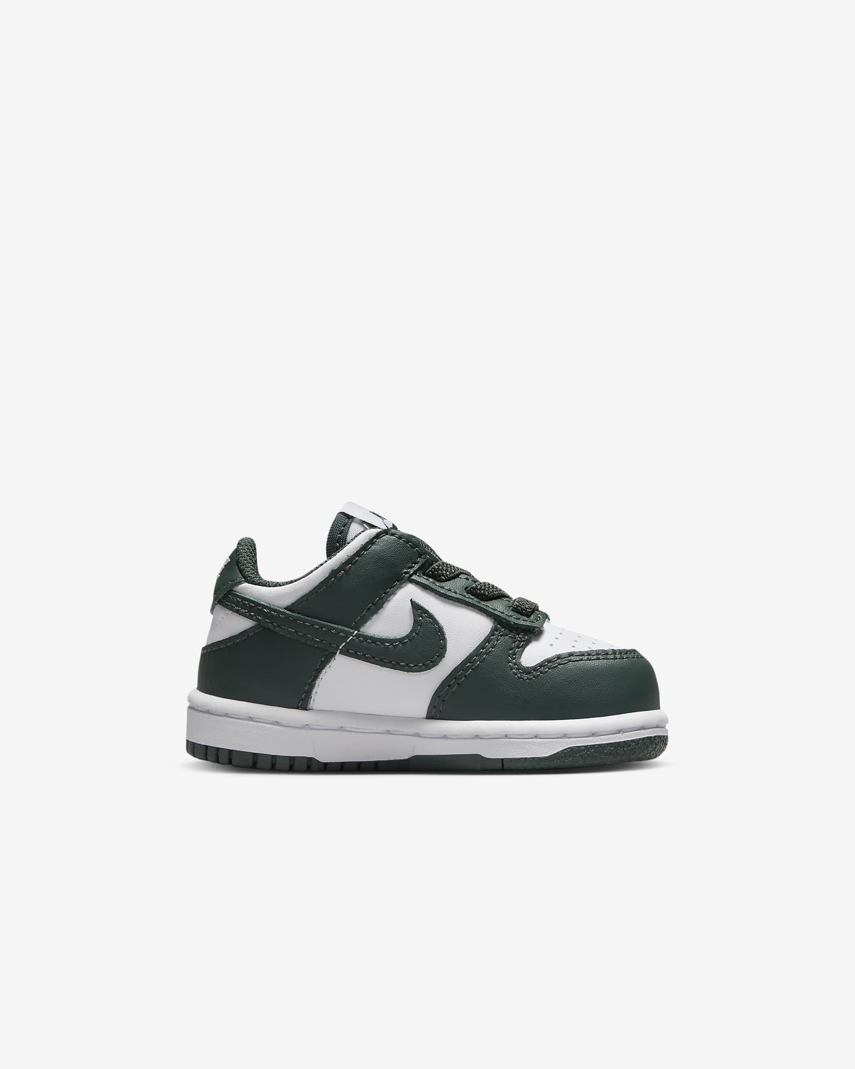 Buty dla niemowląt i maluchów Nike Dunk Low - Biel/Biel/Vintage Green