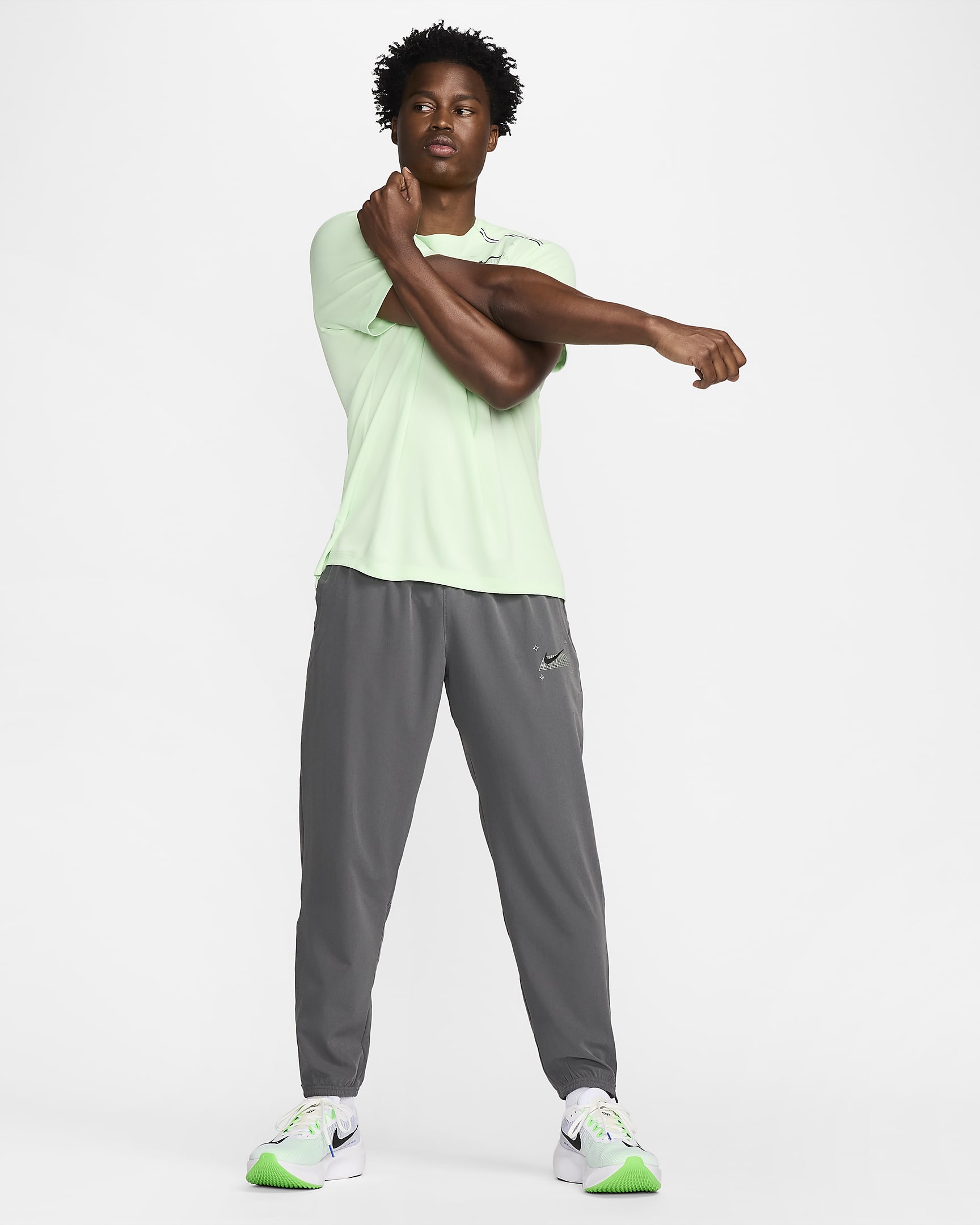 Pantaloni da running Nike Challenger – Uomo - Iron Grey