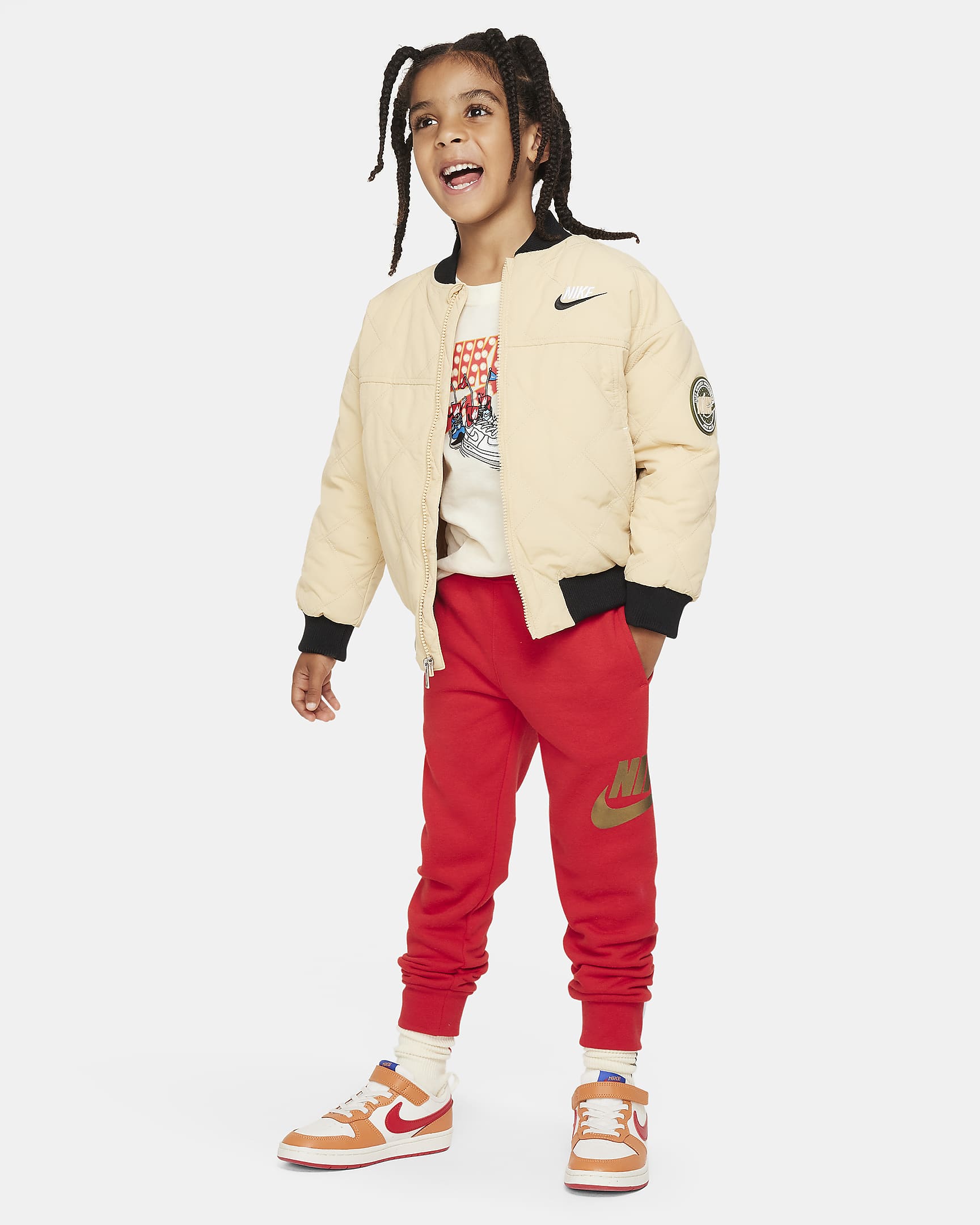 Nike Little Kids' Metallic Pants. Nike.com