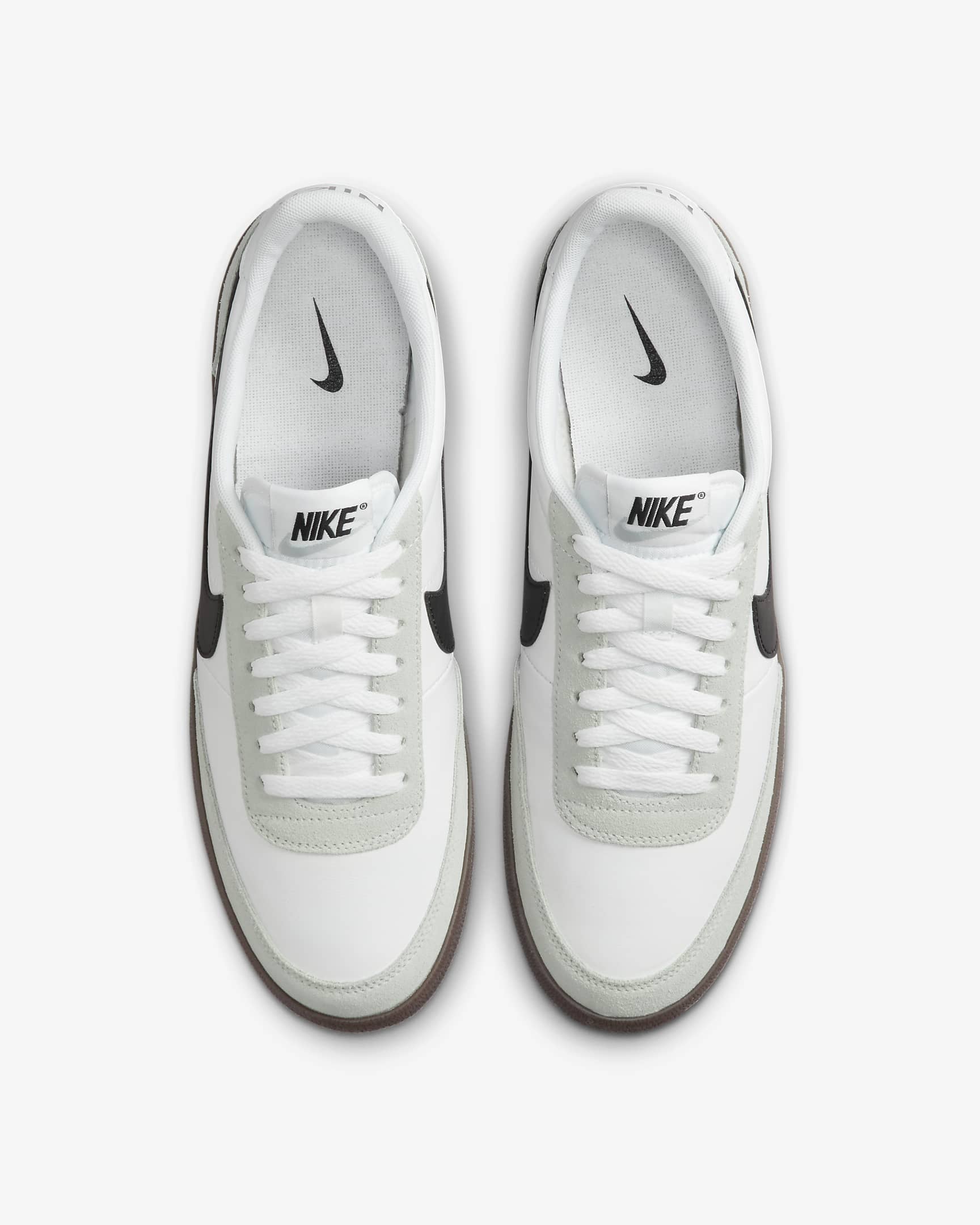 Buty męskie Nike Killshot 2 Leather - Biel/Light Silver/Gum Dark Brown/Czerń