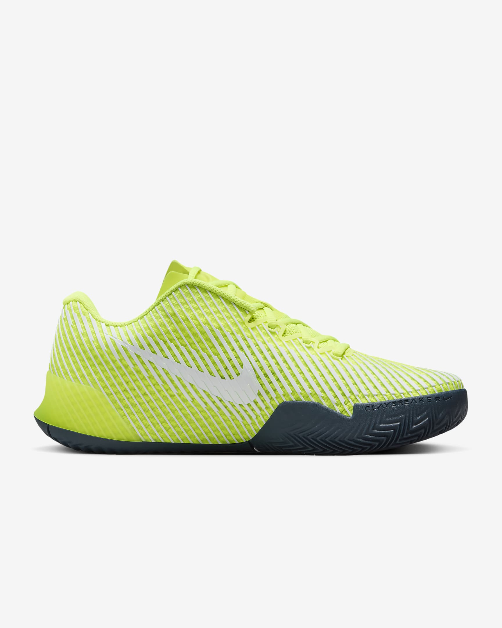 NikeCourt Air Zoom Vapor 11 Tennisschoenen voor heren (gravel) - Volt/Armory Navy/Wit