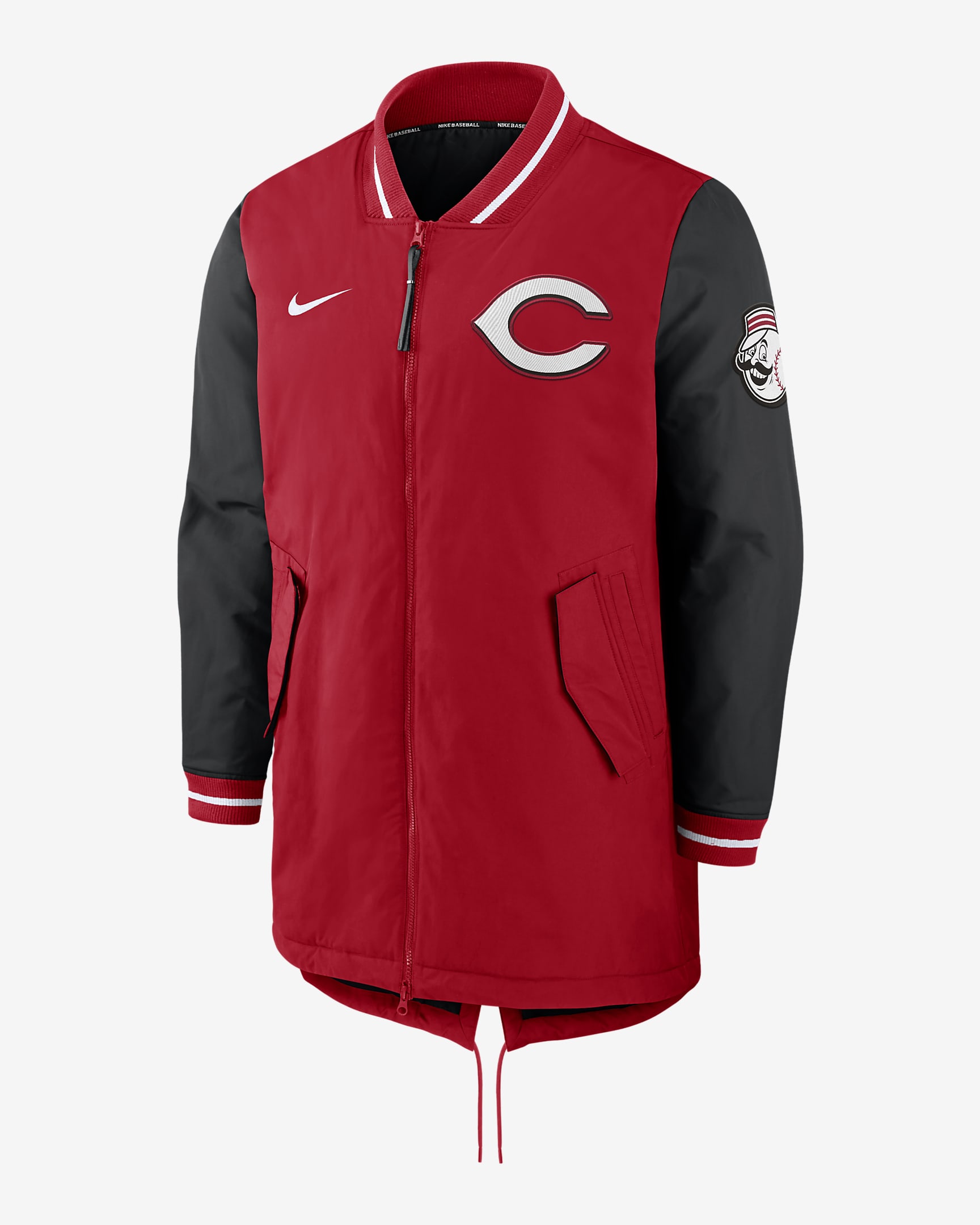 Nike Dugout (MLB Cincinnati Reds) Men's Full-Zip Jacket - Red/Black