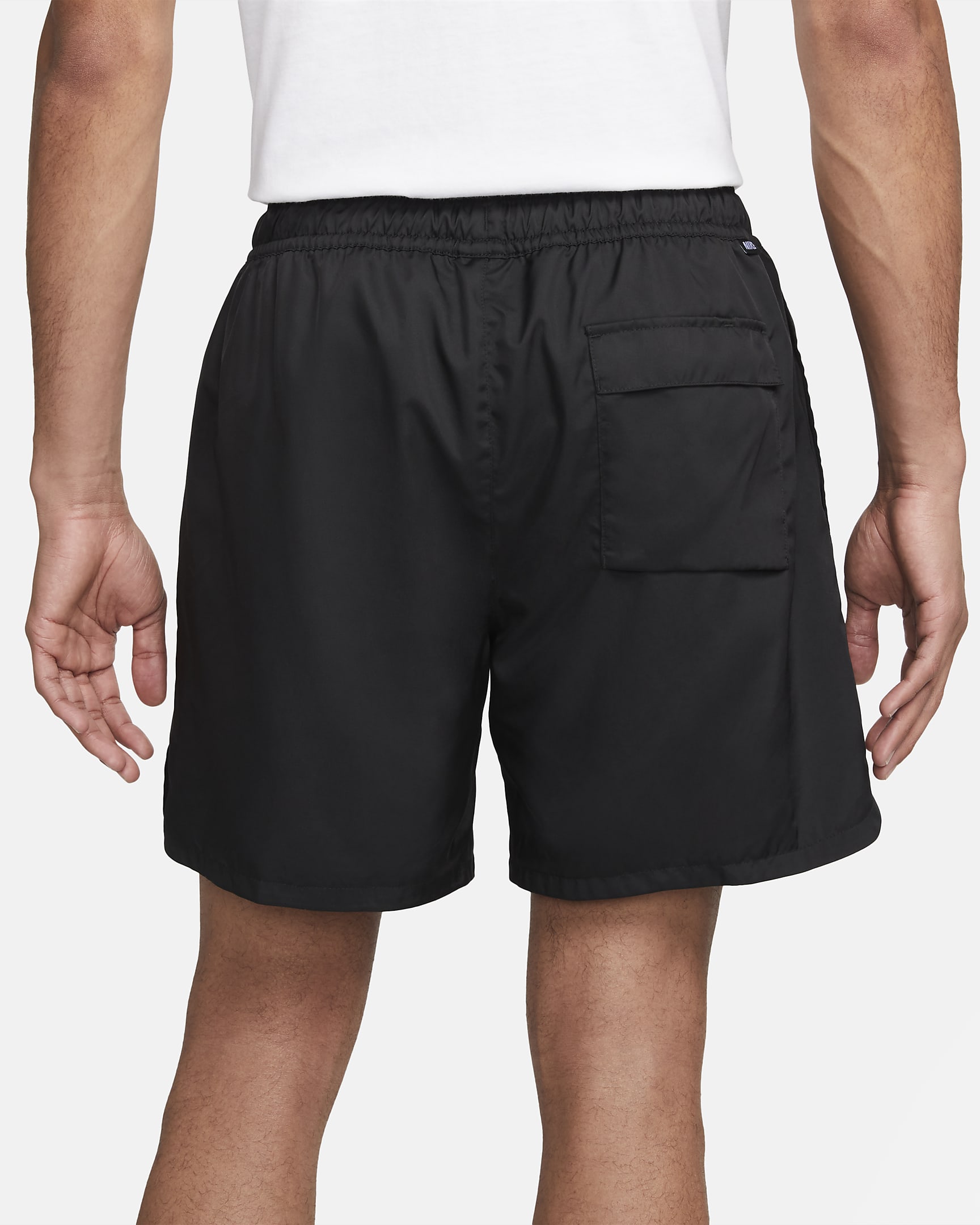 Shorts de ajuste relajado de tejido Woven forrados para hombre Nike Sportswear Sport Essentials - Negro/Blanco