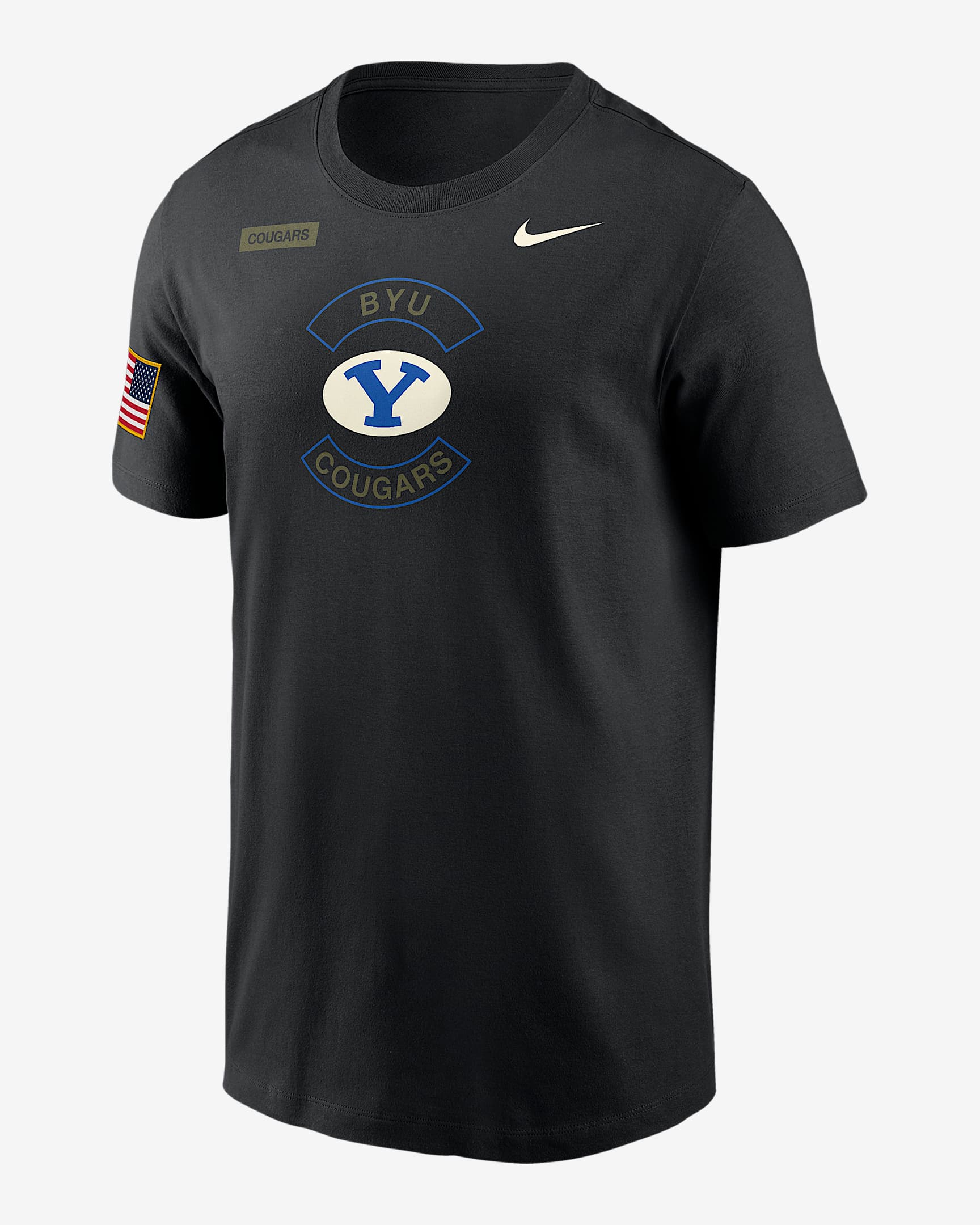 BYU Cougars Team Issue Men's Nike Dri-FIT T-Shirt - Black