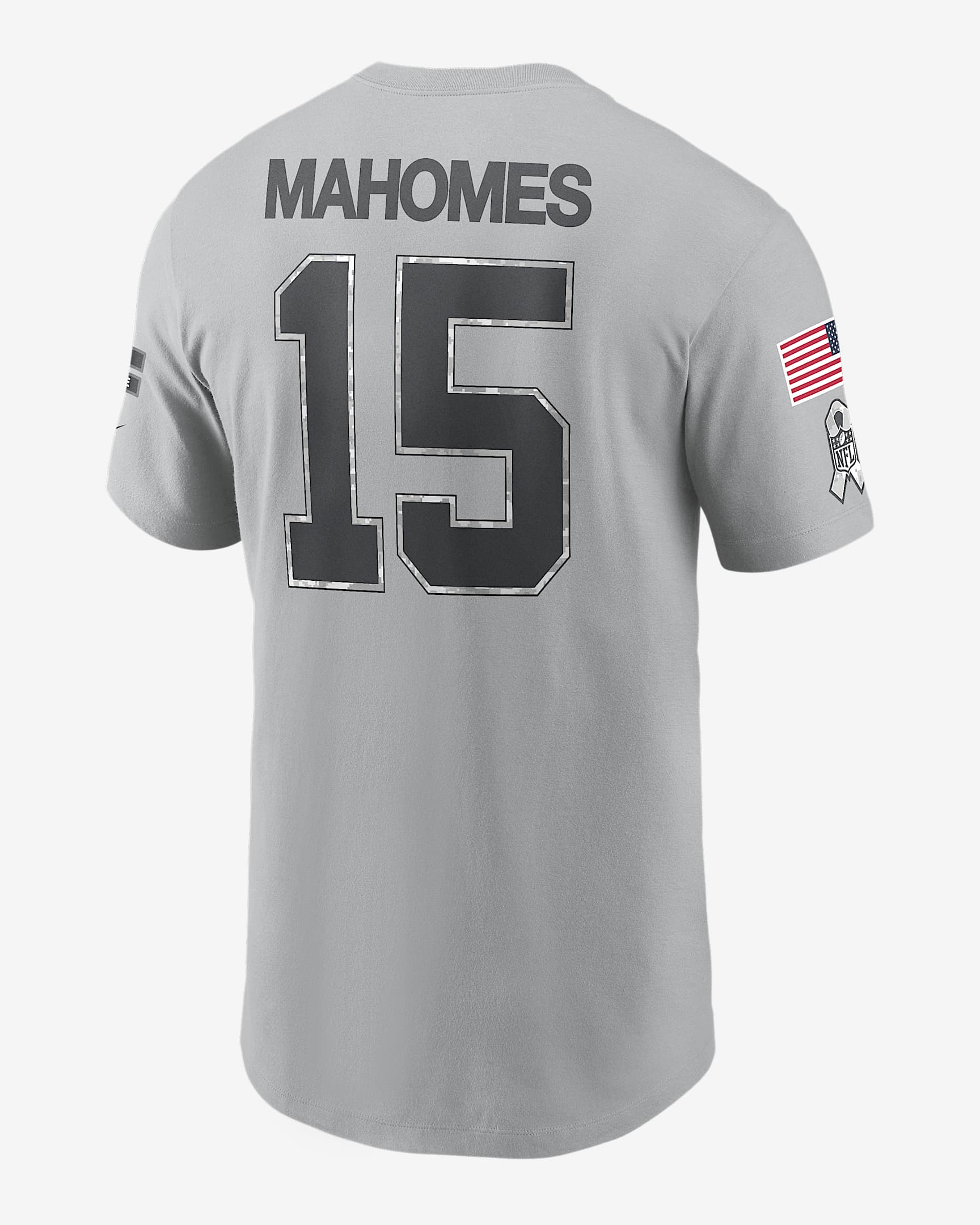 Patrick Mahomes Kansas City Chiefs Salute to Service Men's Nike NFL T