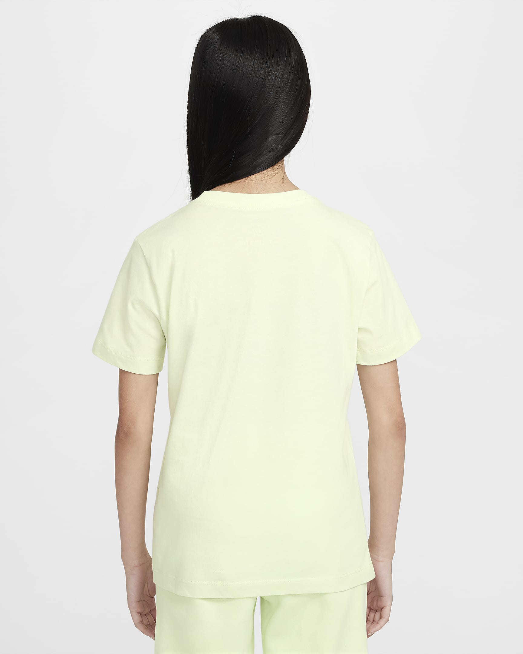 Nike Sportswear-T-shirt til større børn - Lime Ice