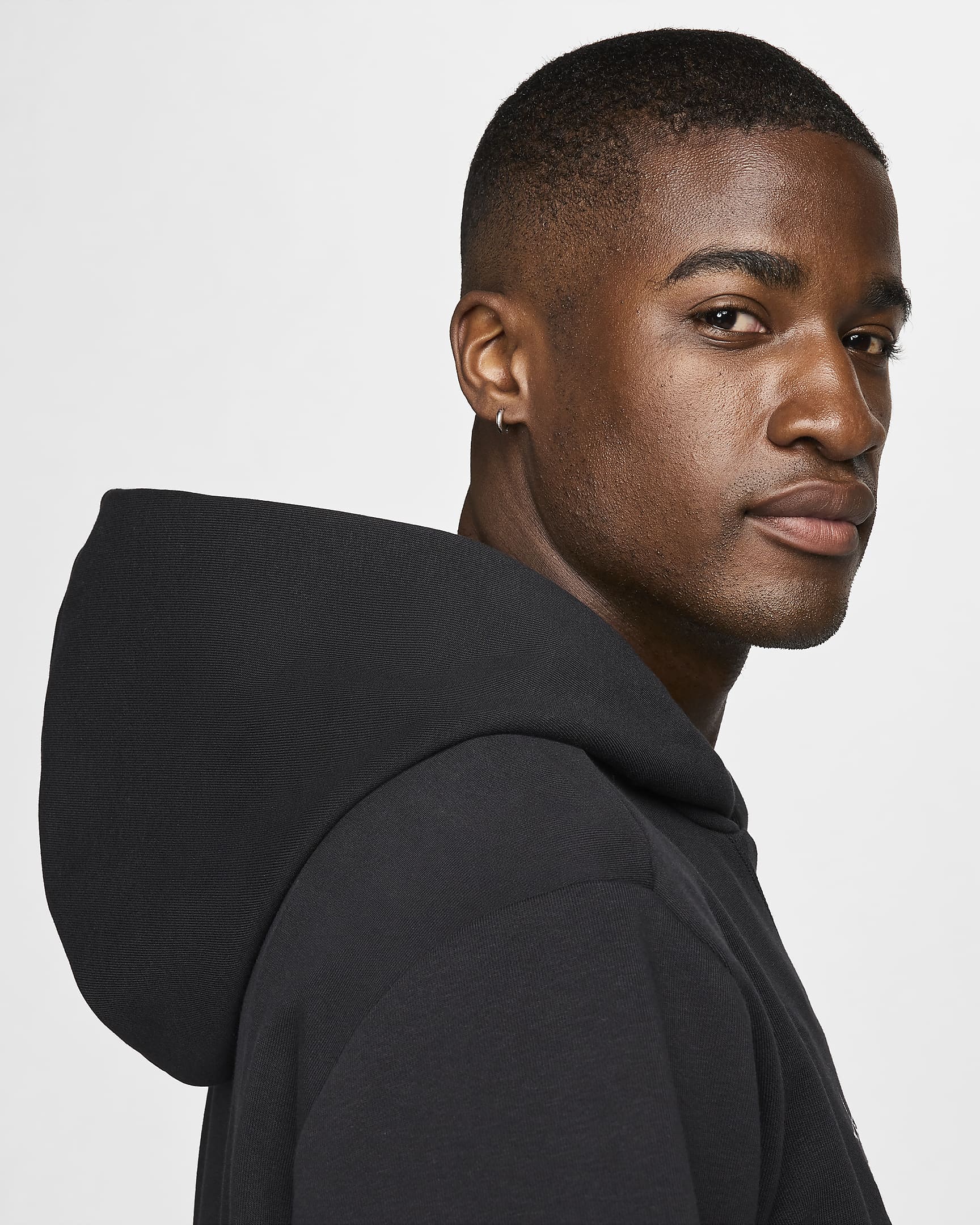 Sudadera con gorro sin cierre de básquetbol Dri-FIT Standard Issue para hombre Kevin Durant - Negro/Vela/Vela