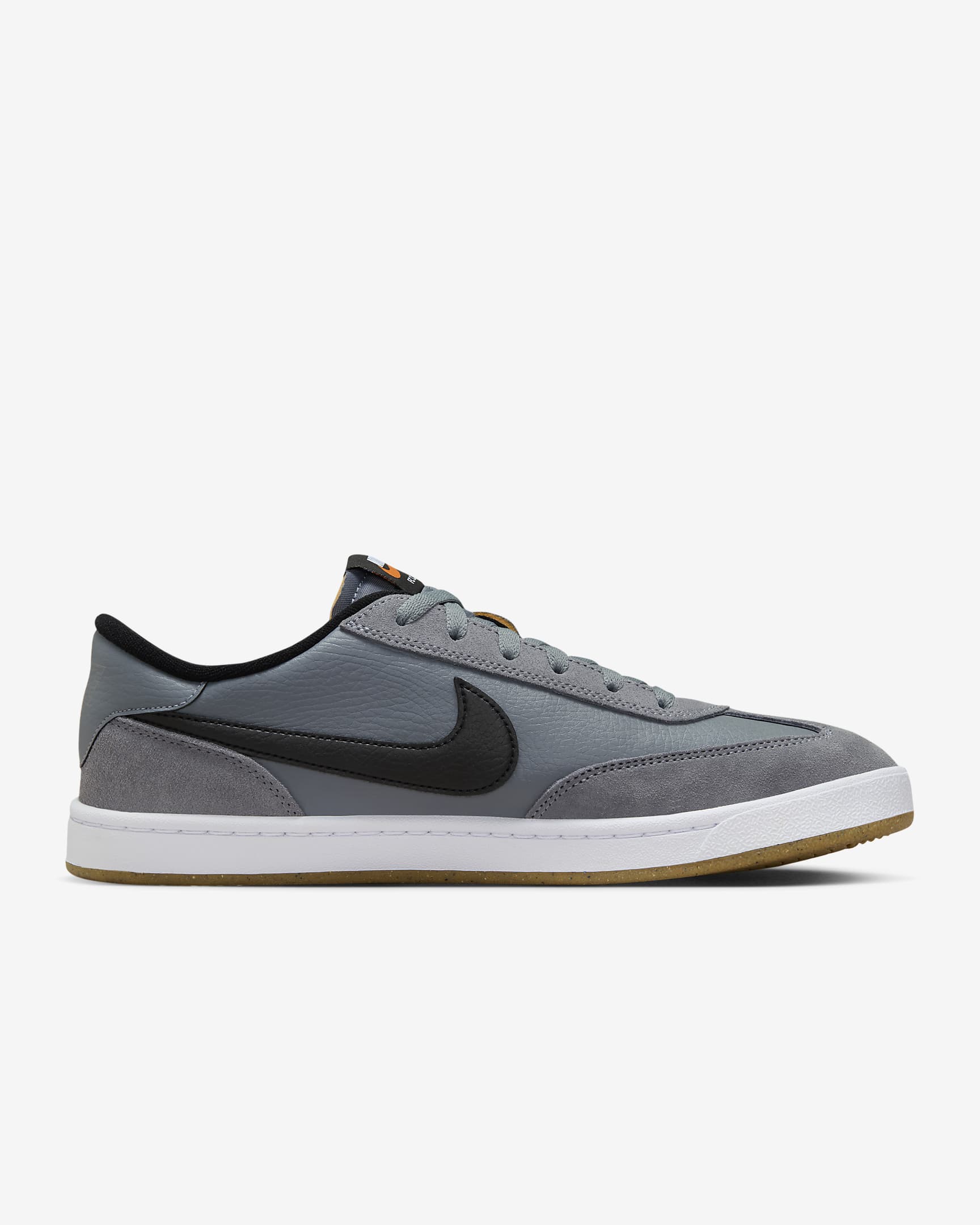 Nike SB FC Classic-skatersko - Cool Grey/hvid/Vivid Orange/sort