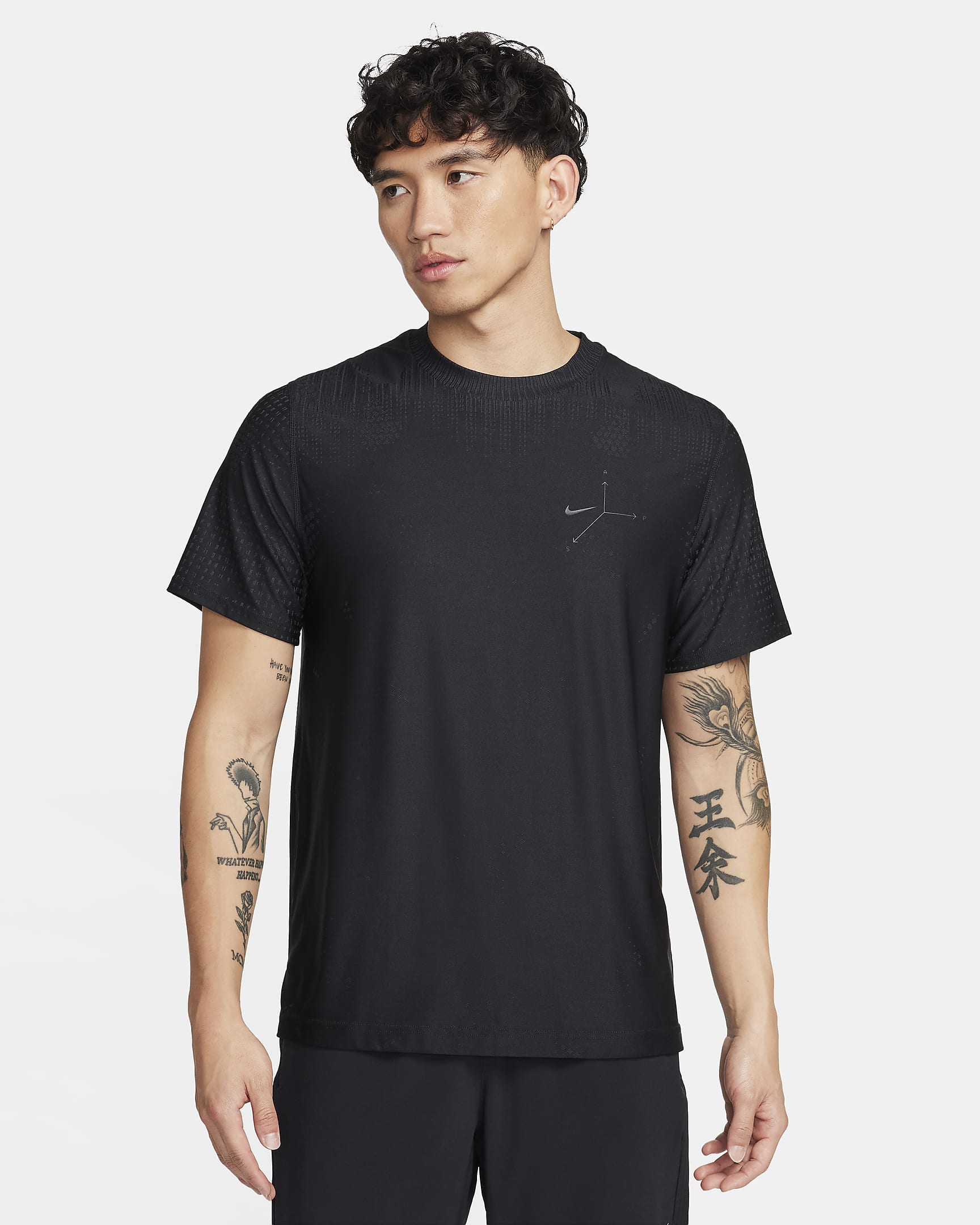 Nike A.P.S. Men's Dri-FIT ADV Short-Sleeve Versatile Top - Black/Black/Black