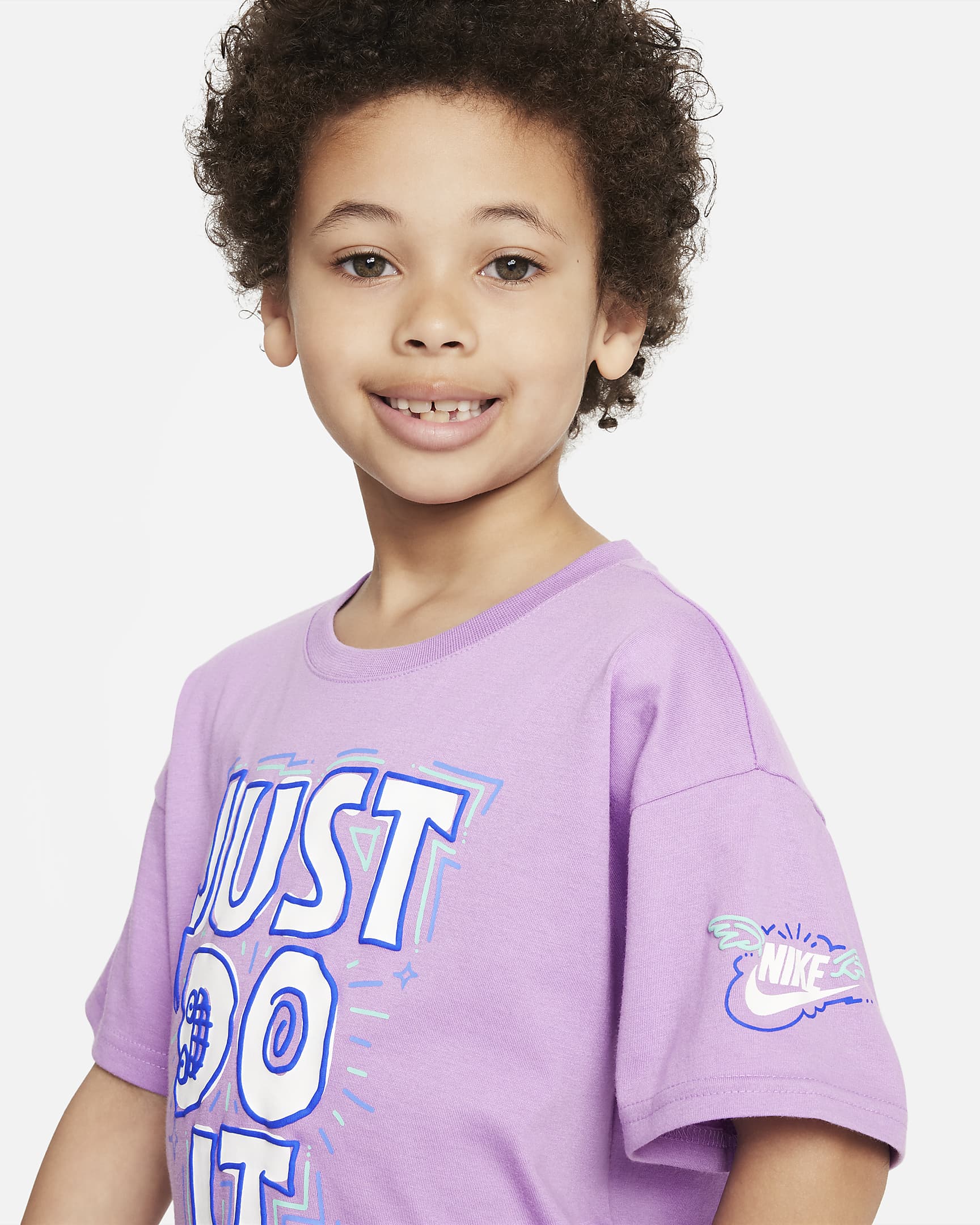 Nike Sportswear "Art of Play" Relaxed Graphic Tee Little Kids TShirt