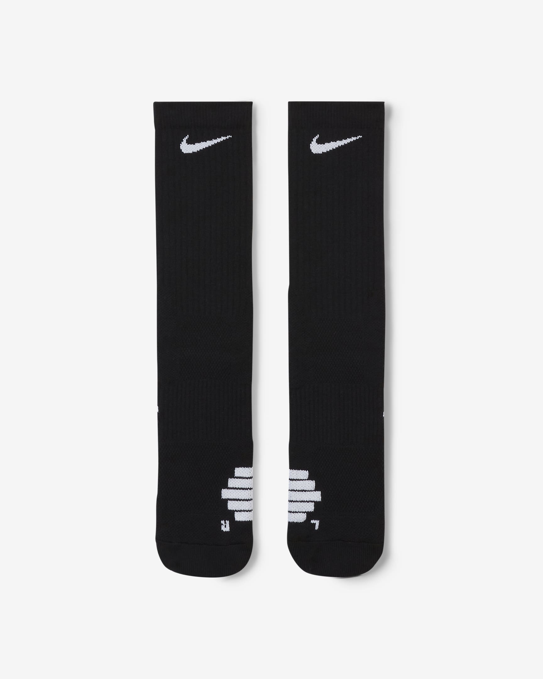 Nike Elite Crew Basketball Socks - Black/White/White