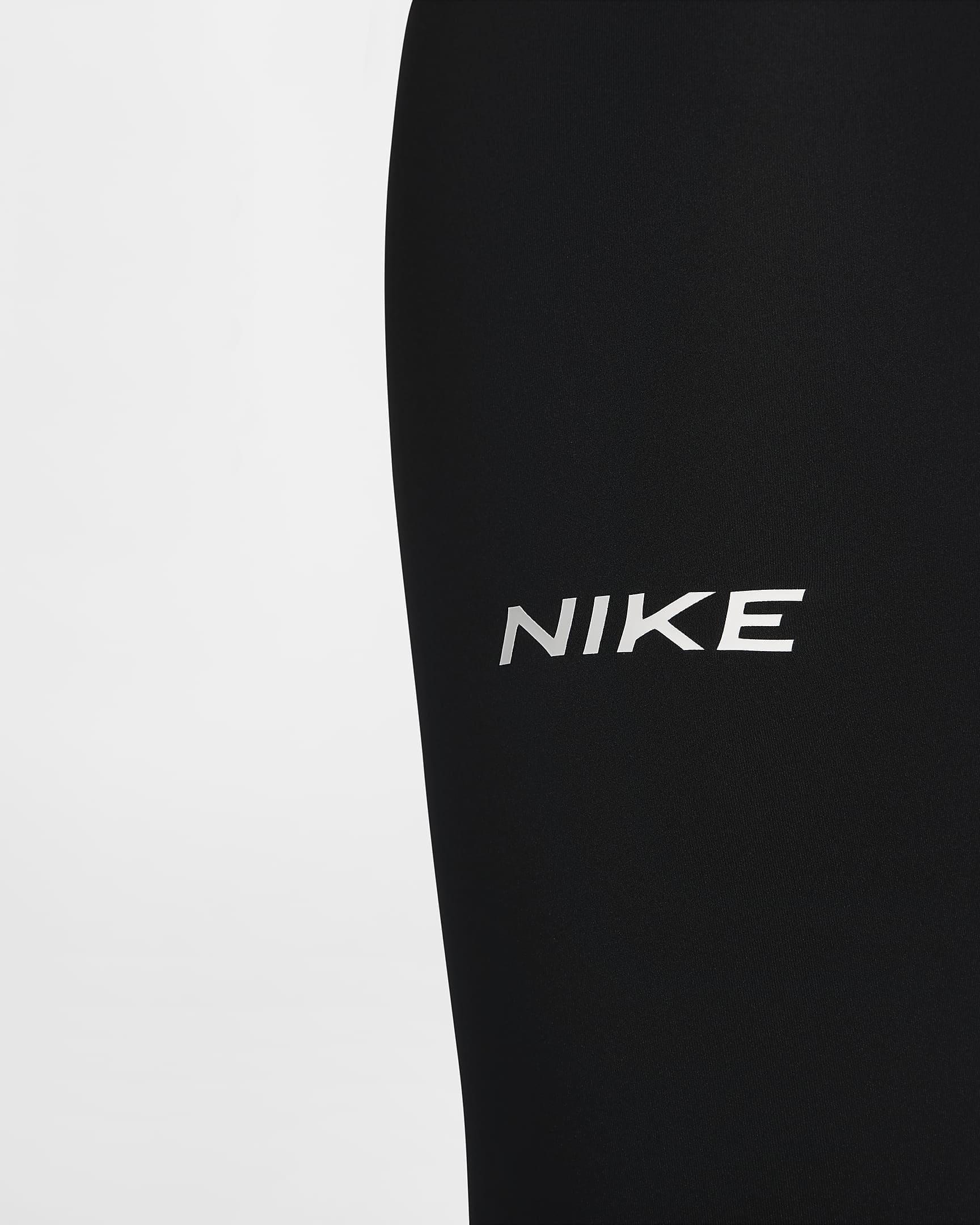 เลกกิ้งเอวปานกลาง 7/8 ส่วนผู้หญิงมีกราฟิก Nike Pro - ดำ/Iron Grey/ขาว/ขาว