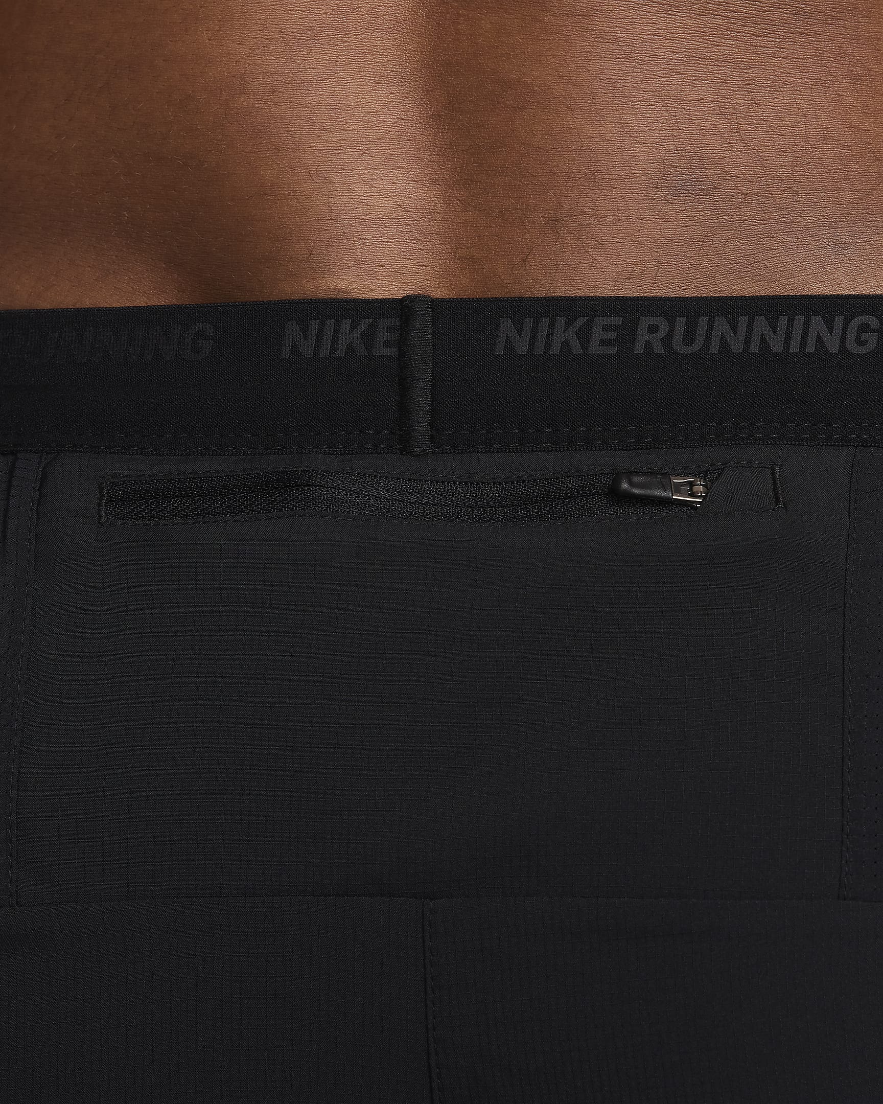 Nike Stride Run Energy Men's Dri-FIT 5" Brief-Lined Running Shorts - Black/Black/Light Photo Blue