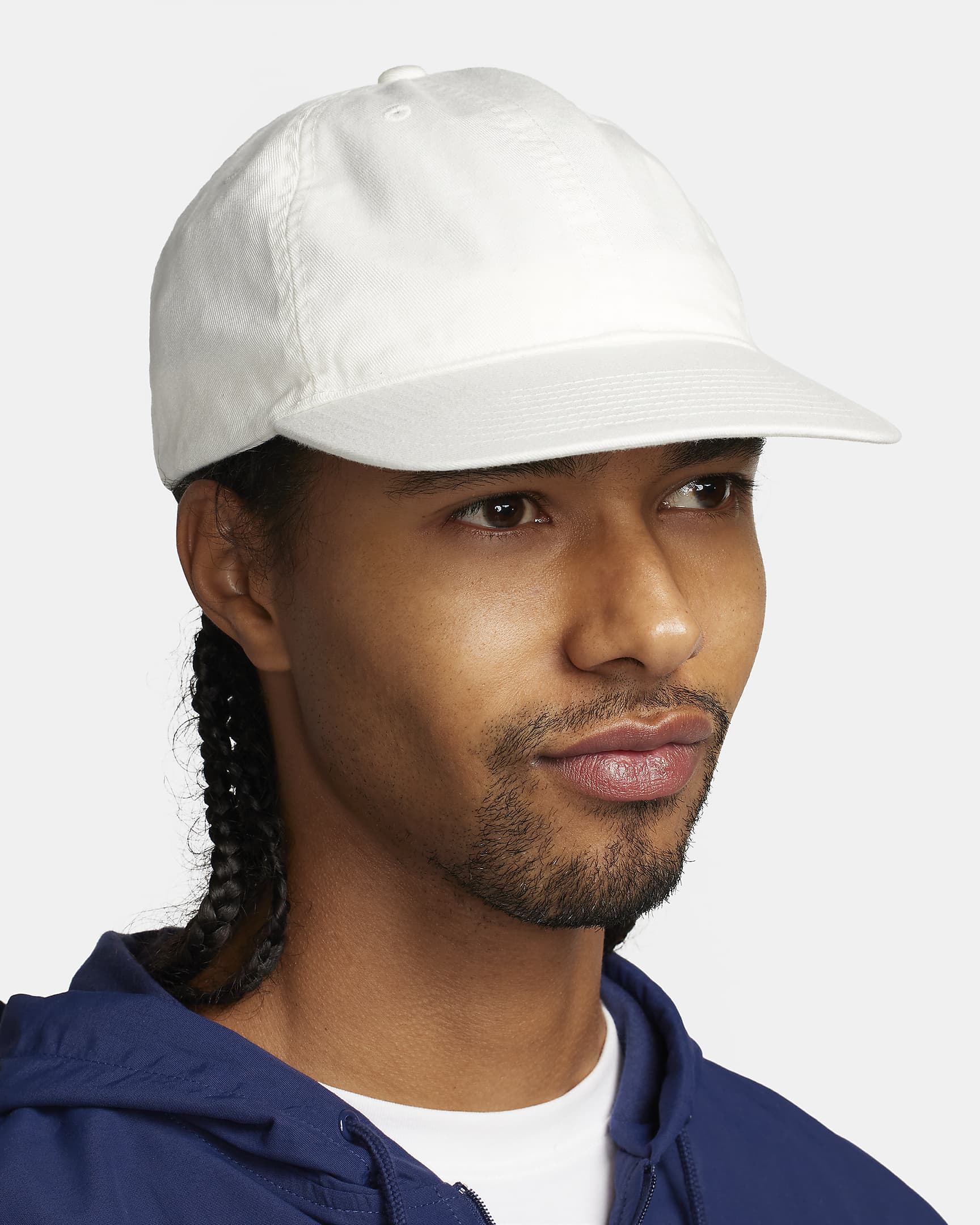 Nike Club Unstructured Flat-Bill Cap - Sail/Sail