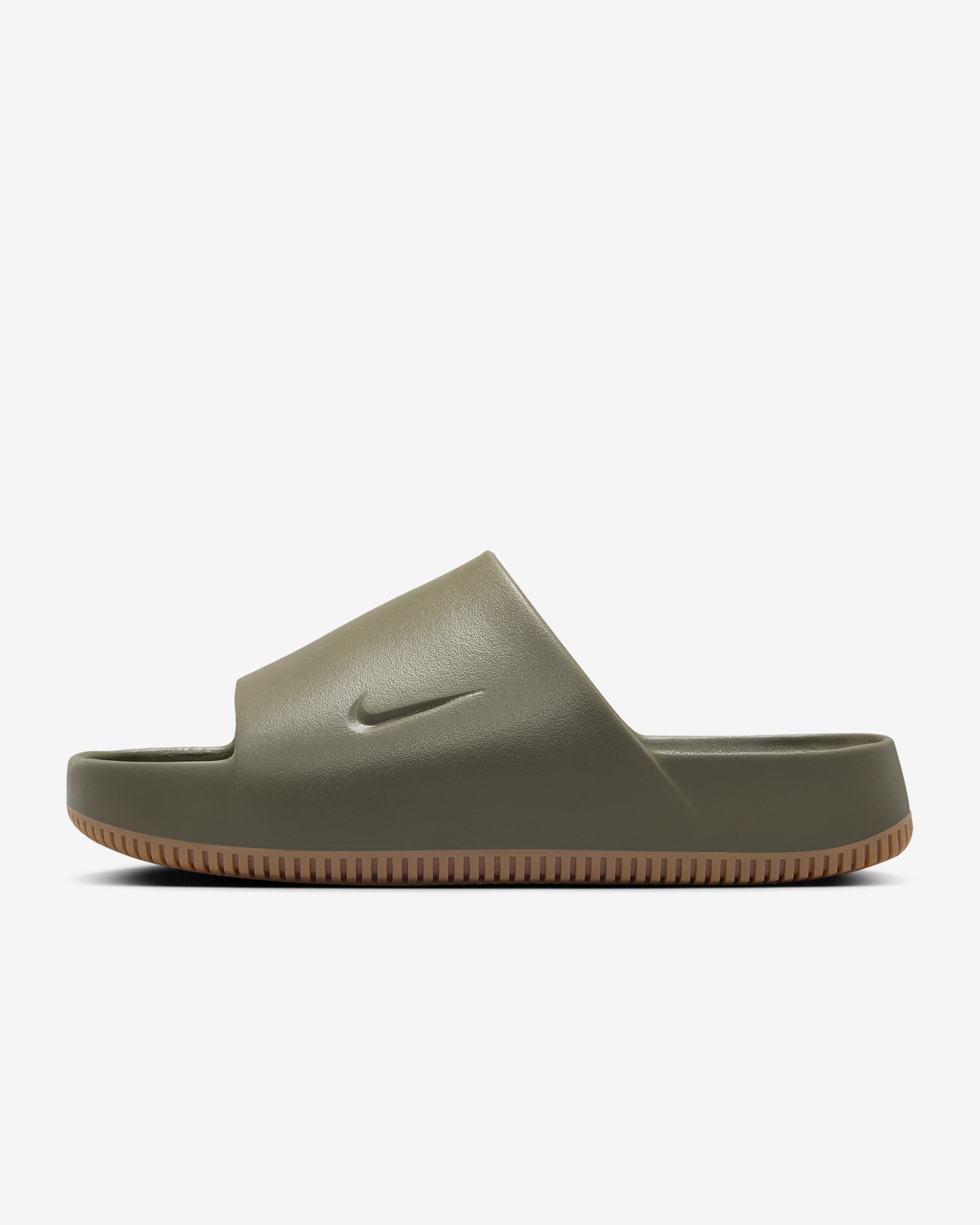 Nike Calm Men's Slides - Medium Olive/Gum Medium Brown/Medium Olive