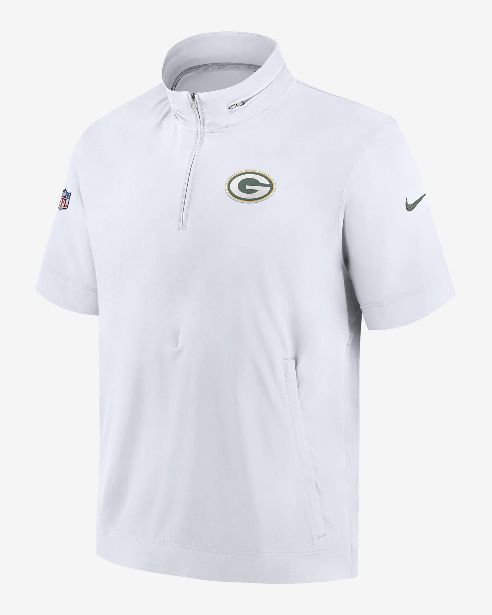 Nike Sideline Coach (NFL Green Bay Packers) Men's Short-Sleeve Jacket ...