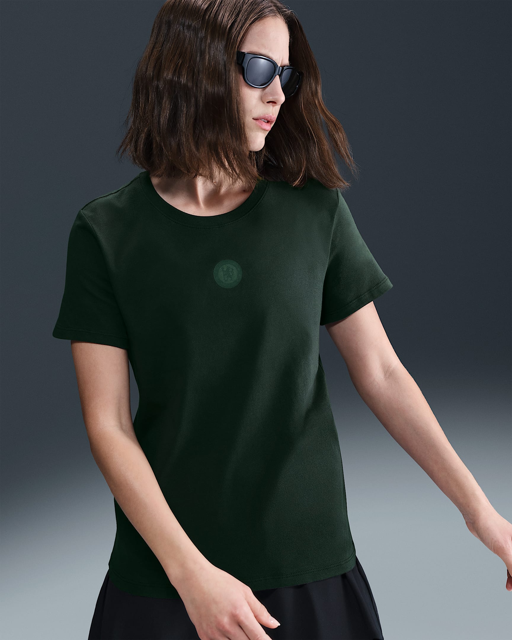 Chelsea F.C. Women's Nike Football T-Shirt - Outdoor Green
