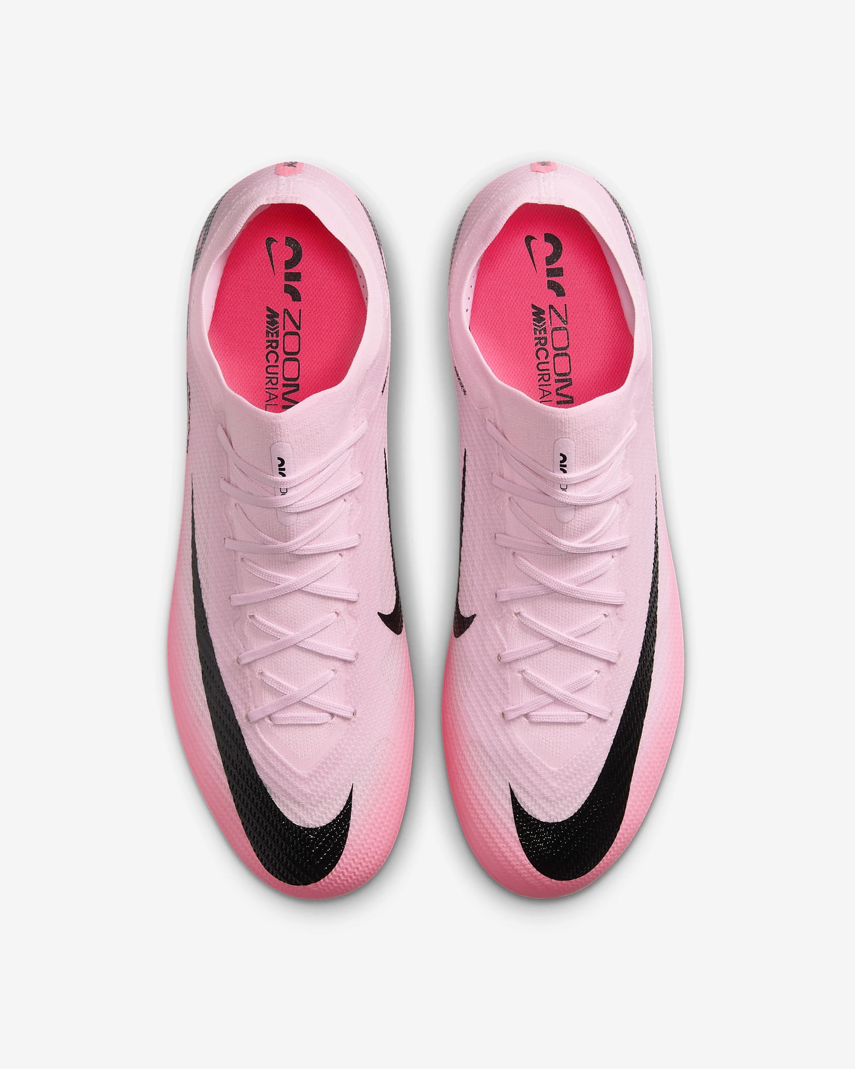 Nike Mercurial Vapor 15 Pro HG Low-Top Soccer Cleats - Pink Foam/Black