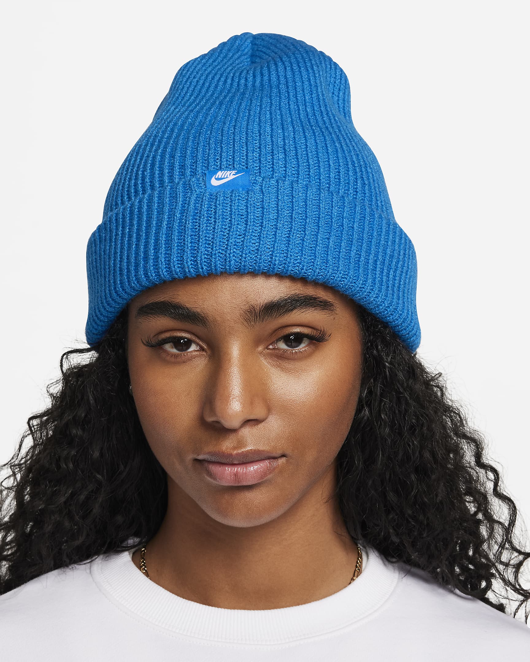 Nike Peak Standard Cuff Futura Beanie - Photo Blue