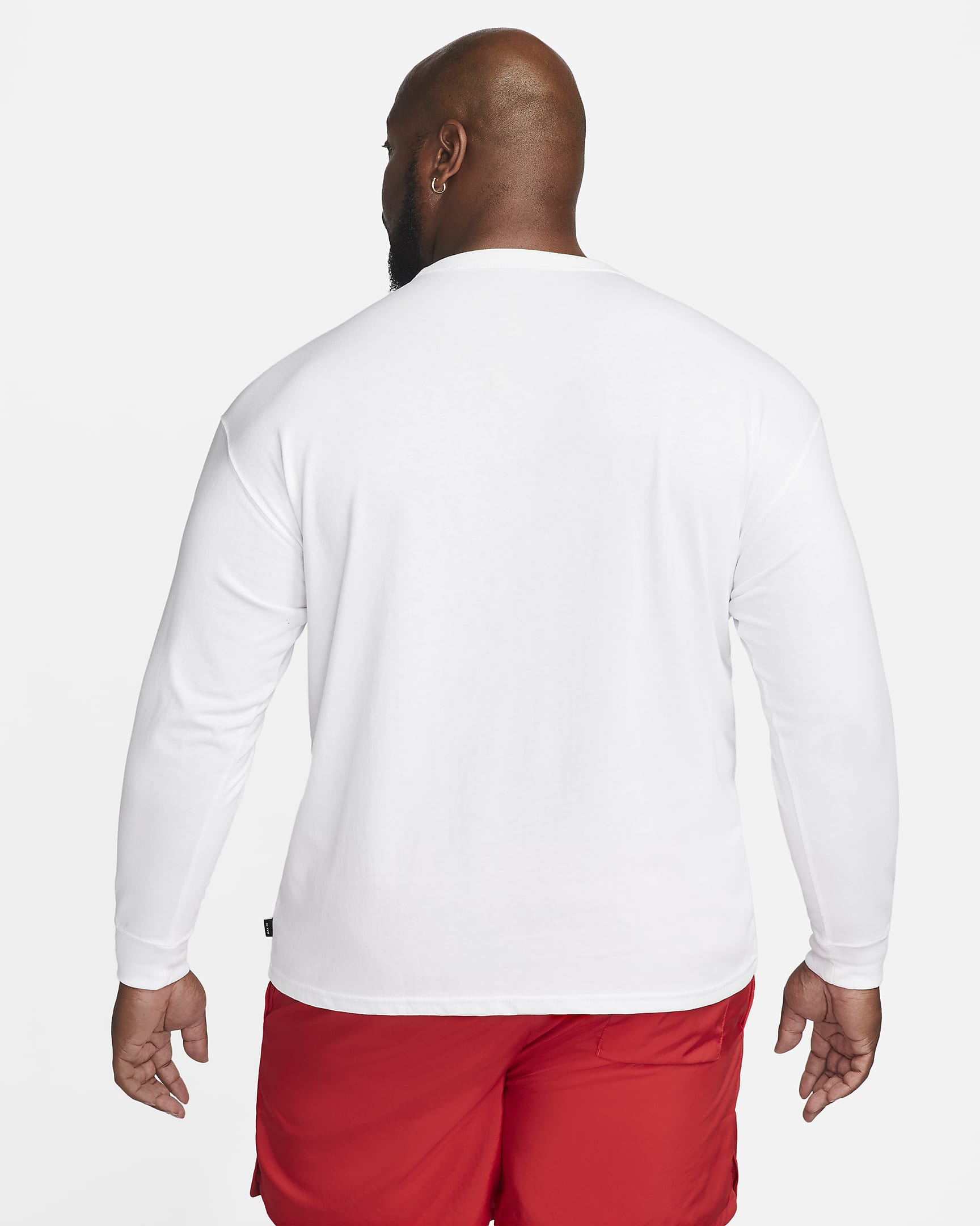 Nike Sportswear Premium Essentials Men's Long-Sleeve T-Shirt - White/White