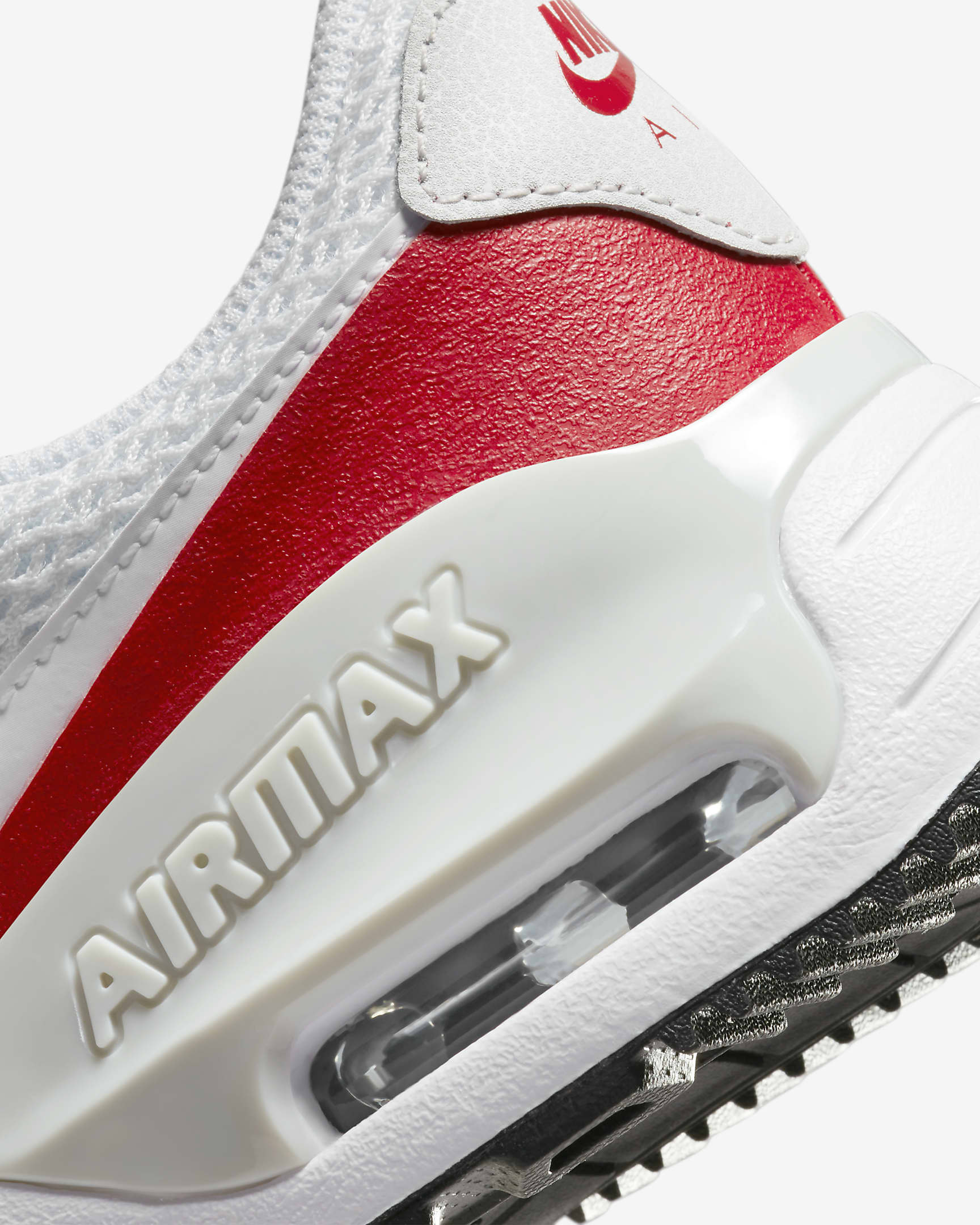 Nike Air Max SYSTM Older Kids' Shoes - White/University Red/Photon Dust/White