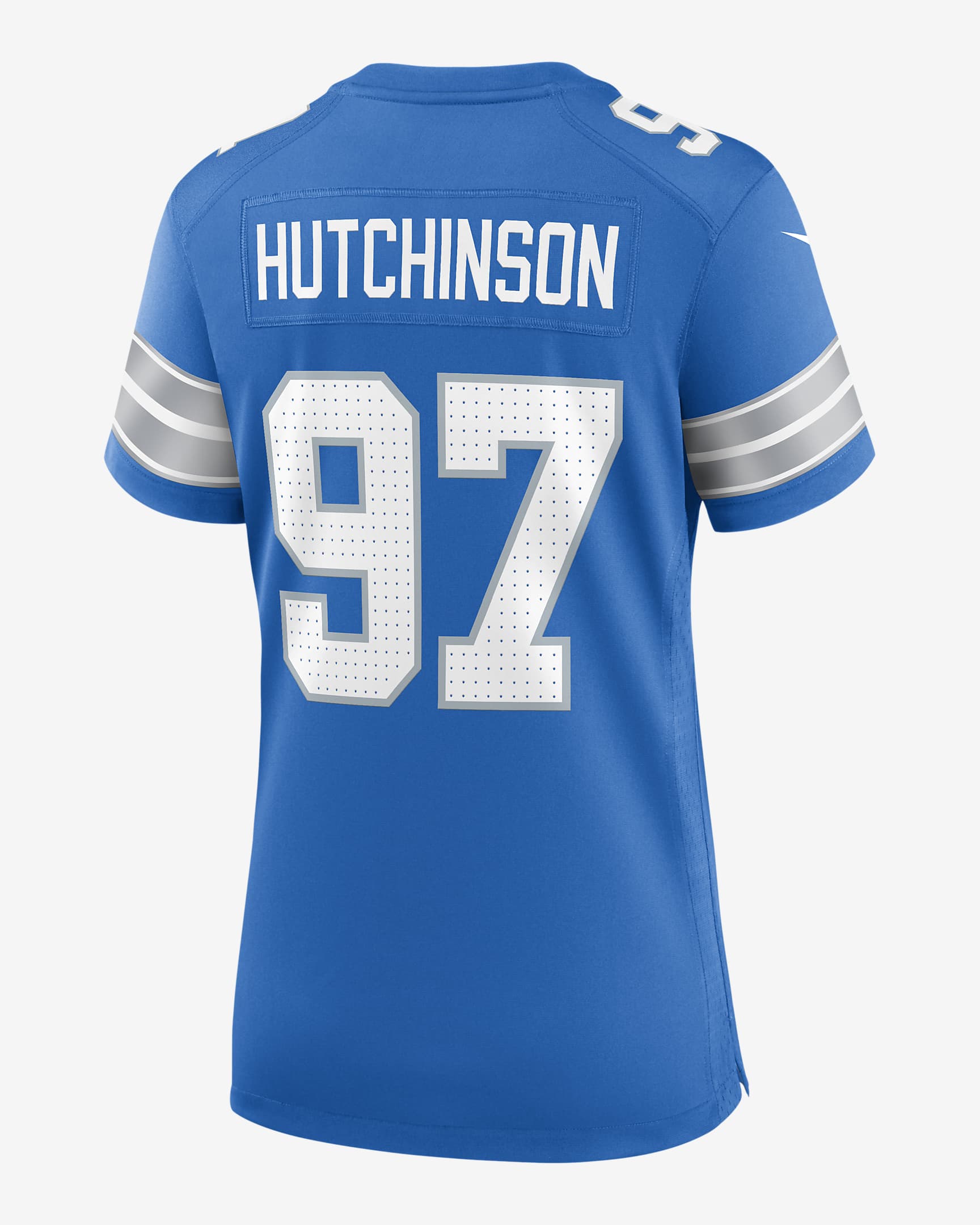 Jersey de fútbol americano Nike de la NFL Game para mujer Aidan Hutchinson Detroit Lions - Azul