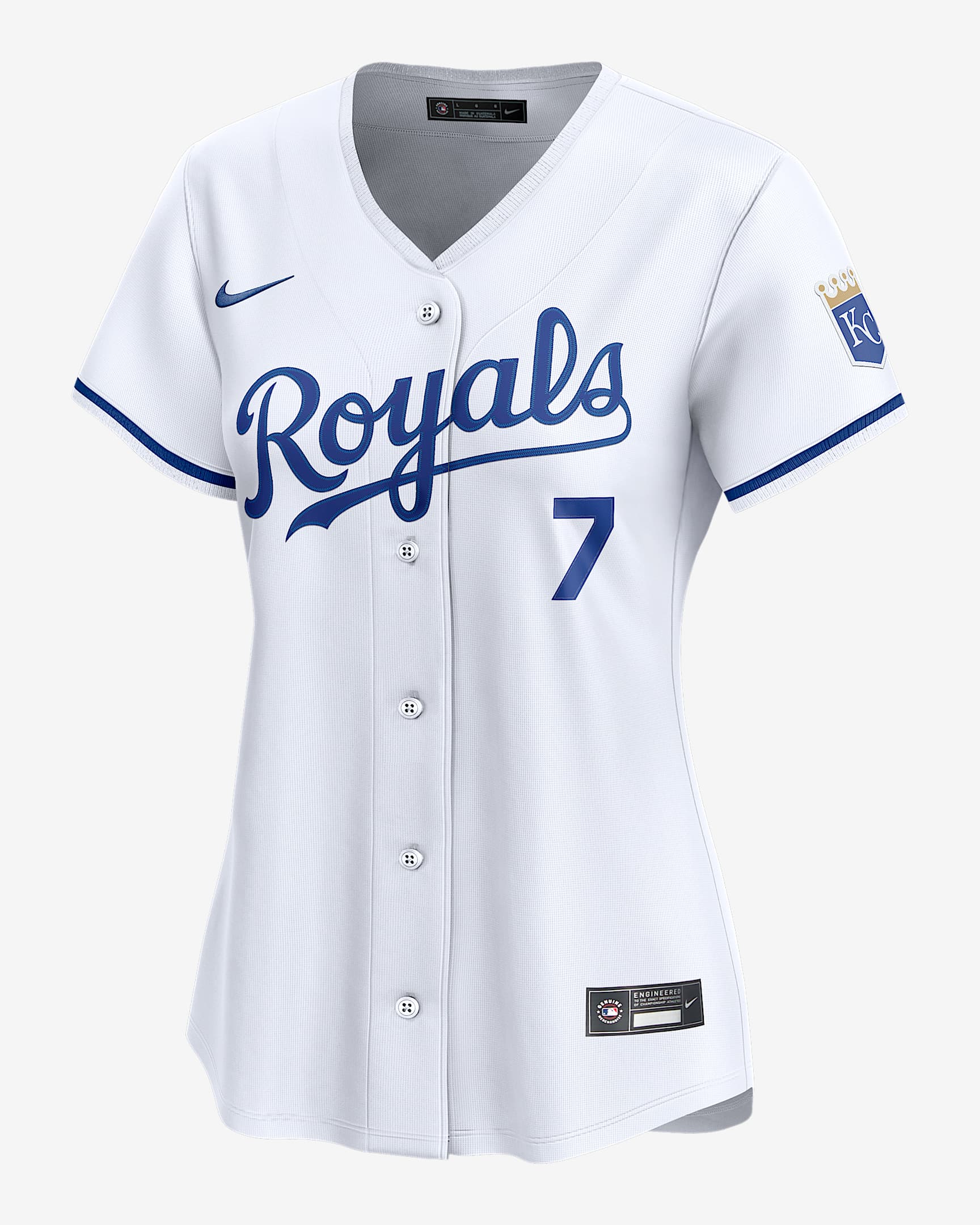 Bobby Witt Jr. Kansas City Royals Women’s Nike Dri-FIT ADV MLB Limited Jersey - White