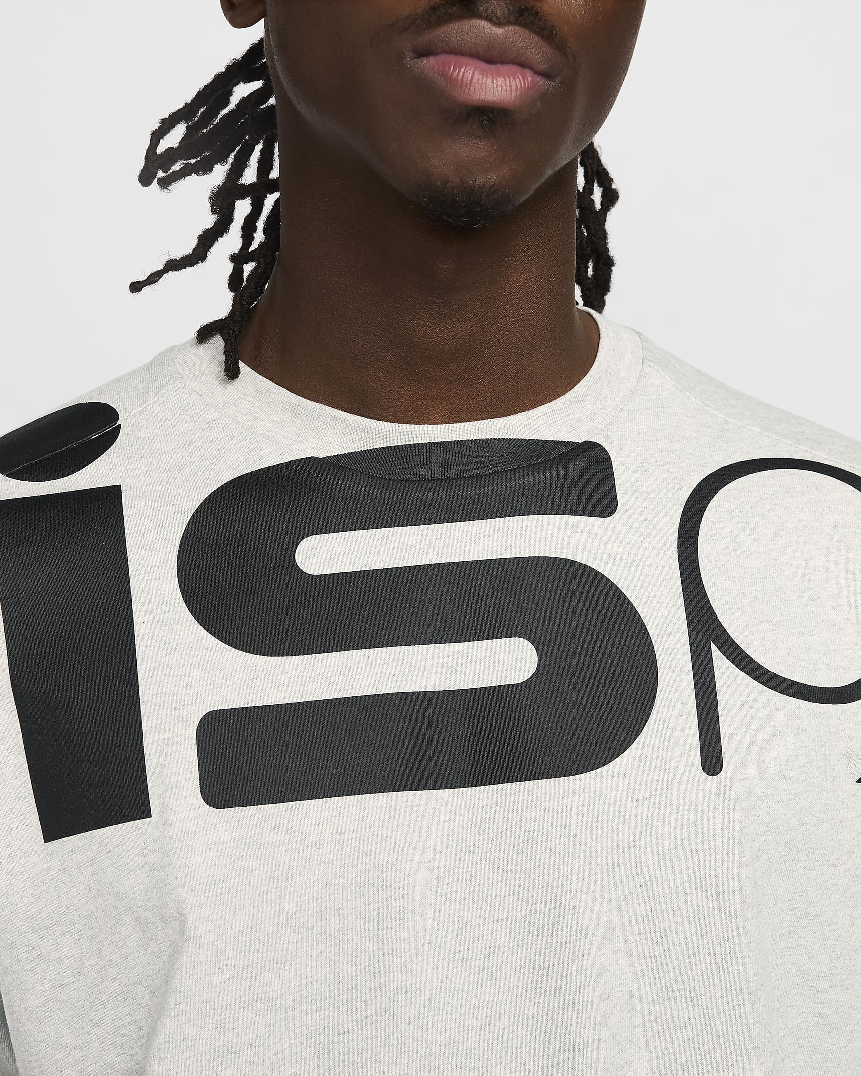 Nike ISPA Long-Sleeve Top - Grey Heather/Black