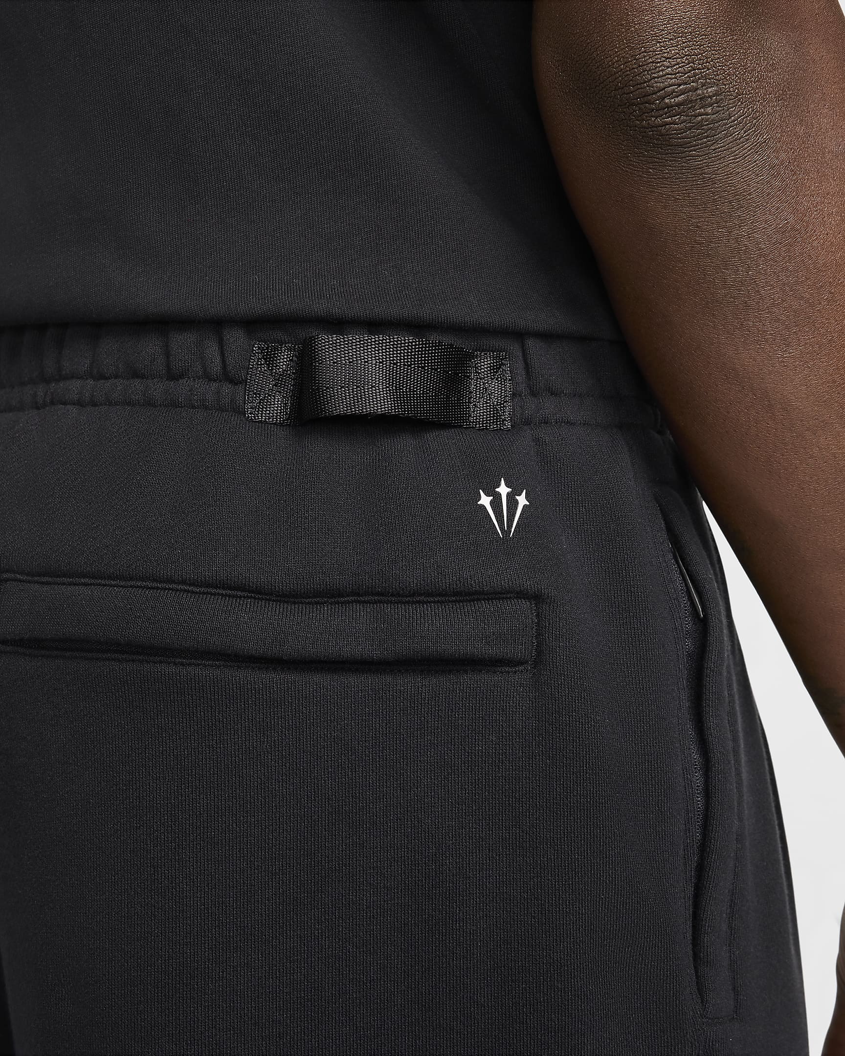 NOCTA Cardinal Fleece Shorts - Black/White