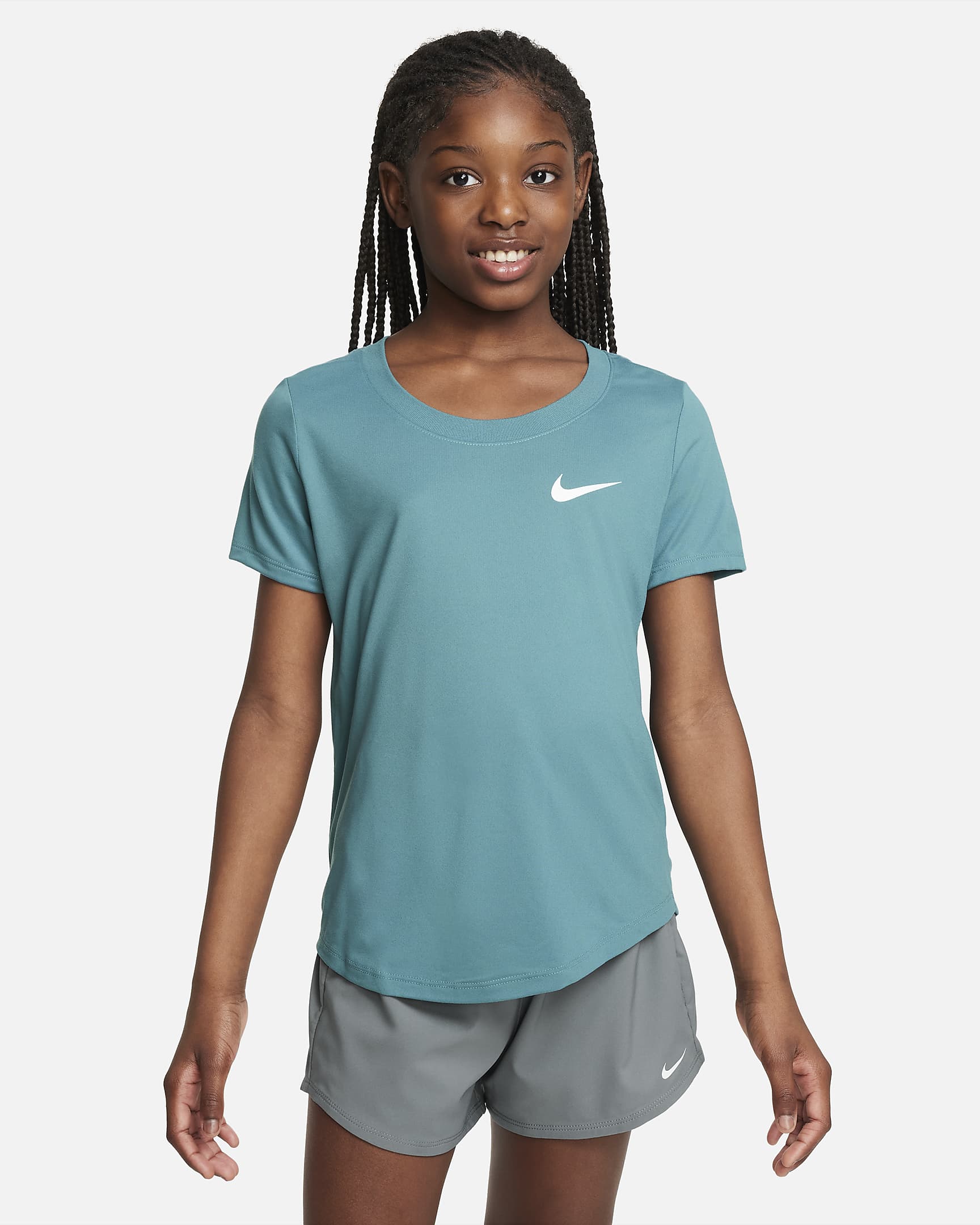 Nike Dri-FIT Big Kids' (Girls') Training T-Shirt. Nike.com