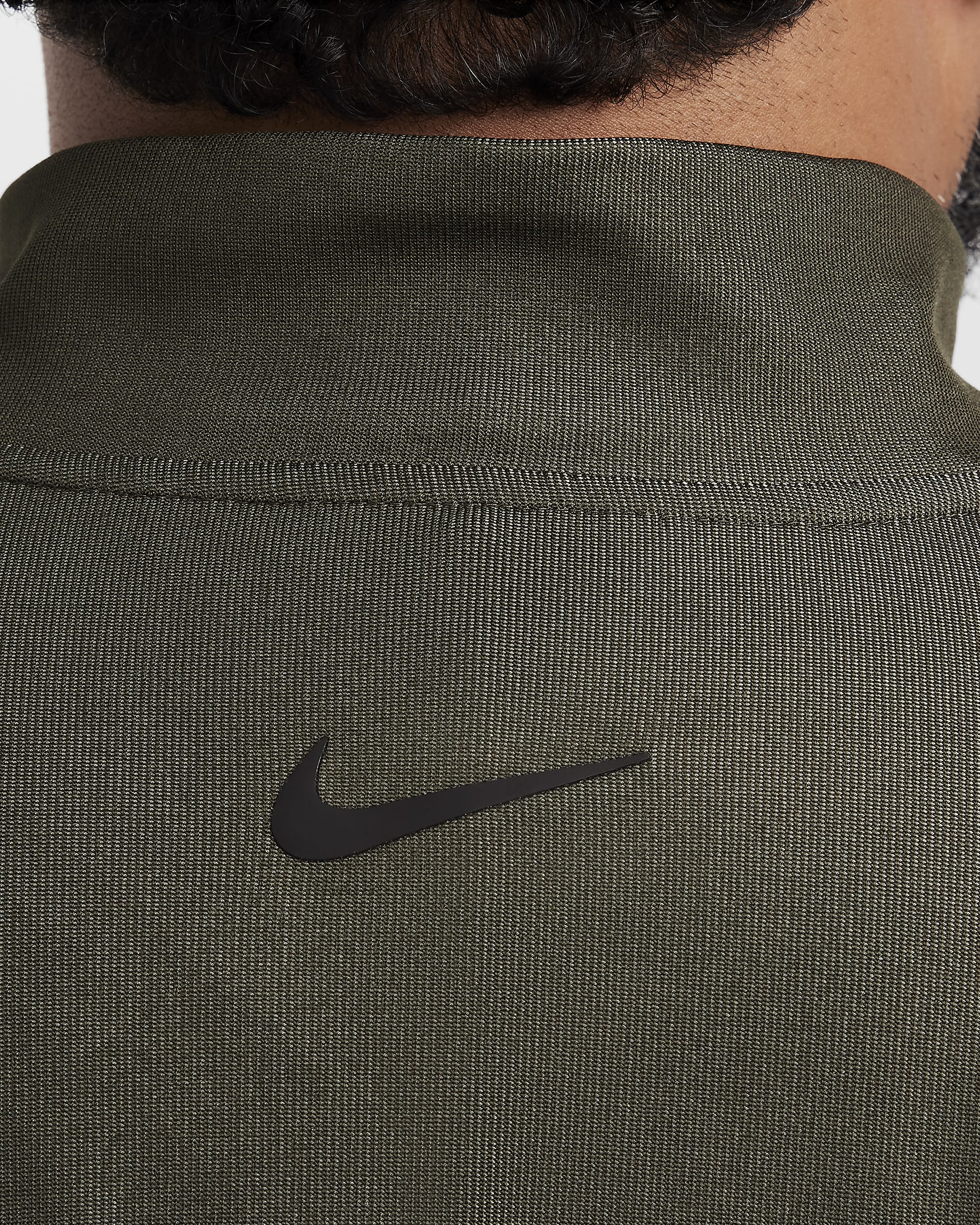 Nike Tour Men's Dri-FIT ADV 1/2-Zip Golf Top - Cargo Khaki/Jade Horizon/Black