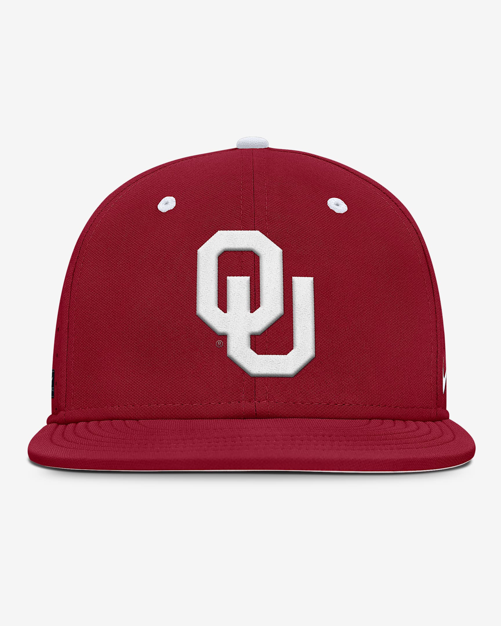 Oklahoma Sooners Dugout True Men’s Nike Dri-FIT College Fitted Hat - Crimson