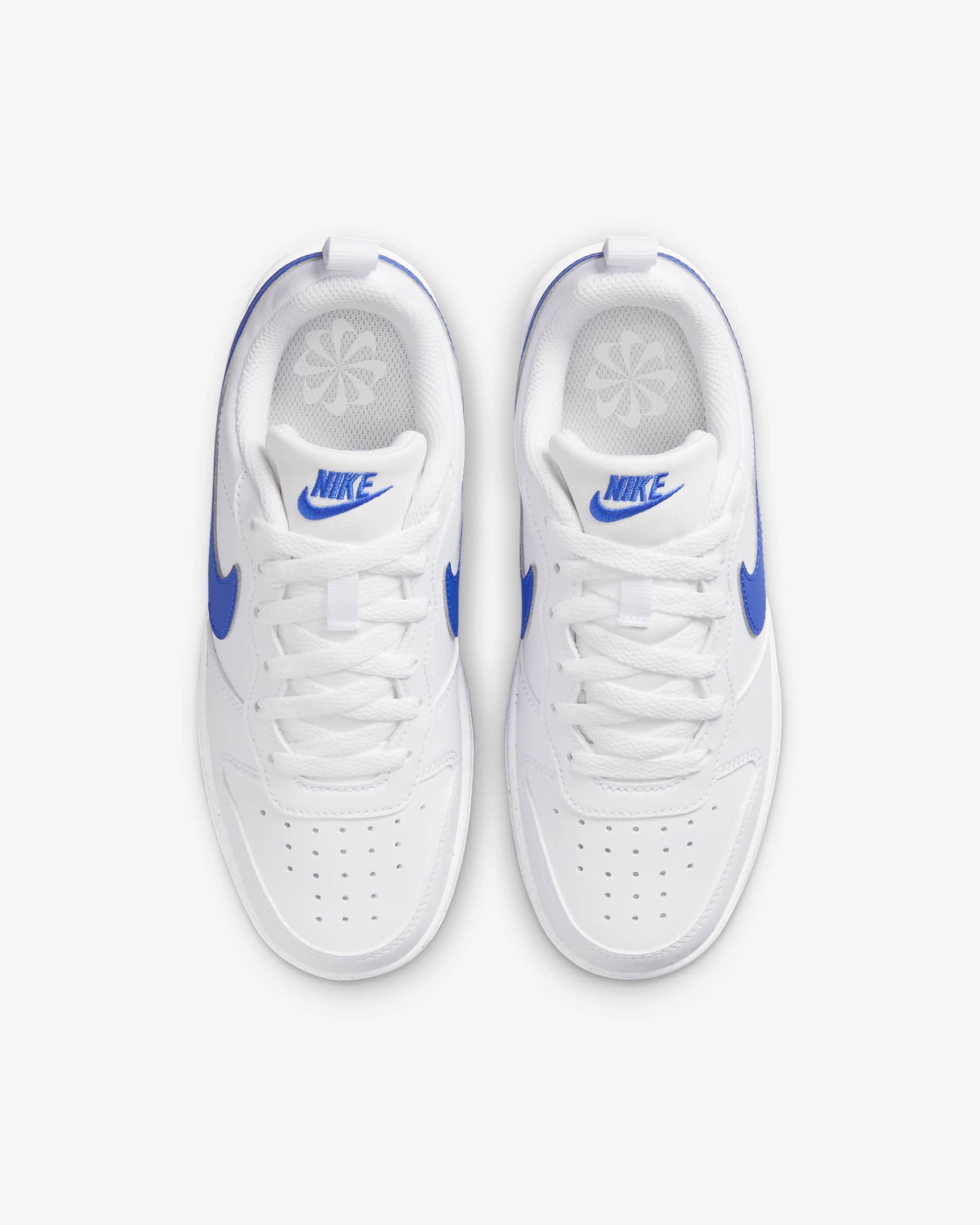 Calzado para niños grandes Nike Court Borough Low Recraft - Blanco/Hiperroyal