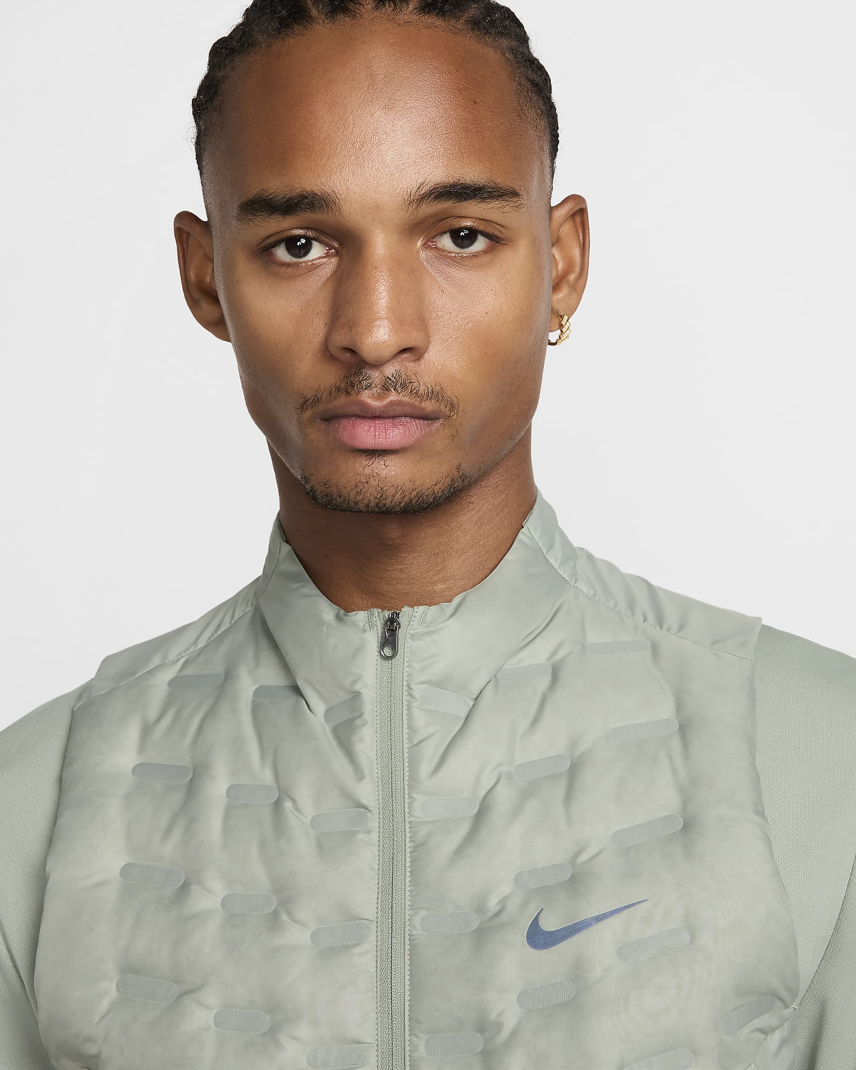 Veste de running sans manches en duvet Nike Therma-FIT ADV Repel AeroLoft pour homme - Jade Horizon