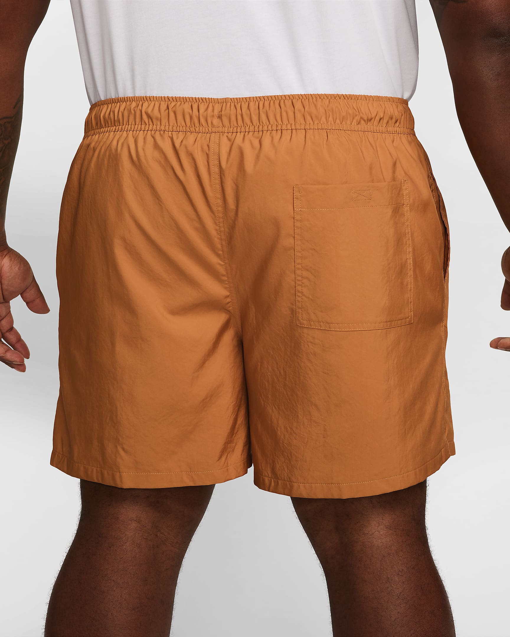 Shorts de tejido Woven Flow para hombre Nike Club - Lino/Blanco