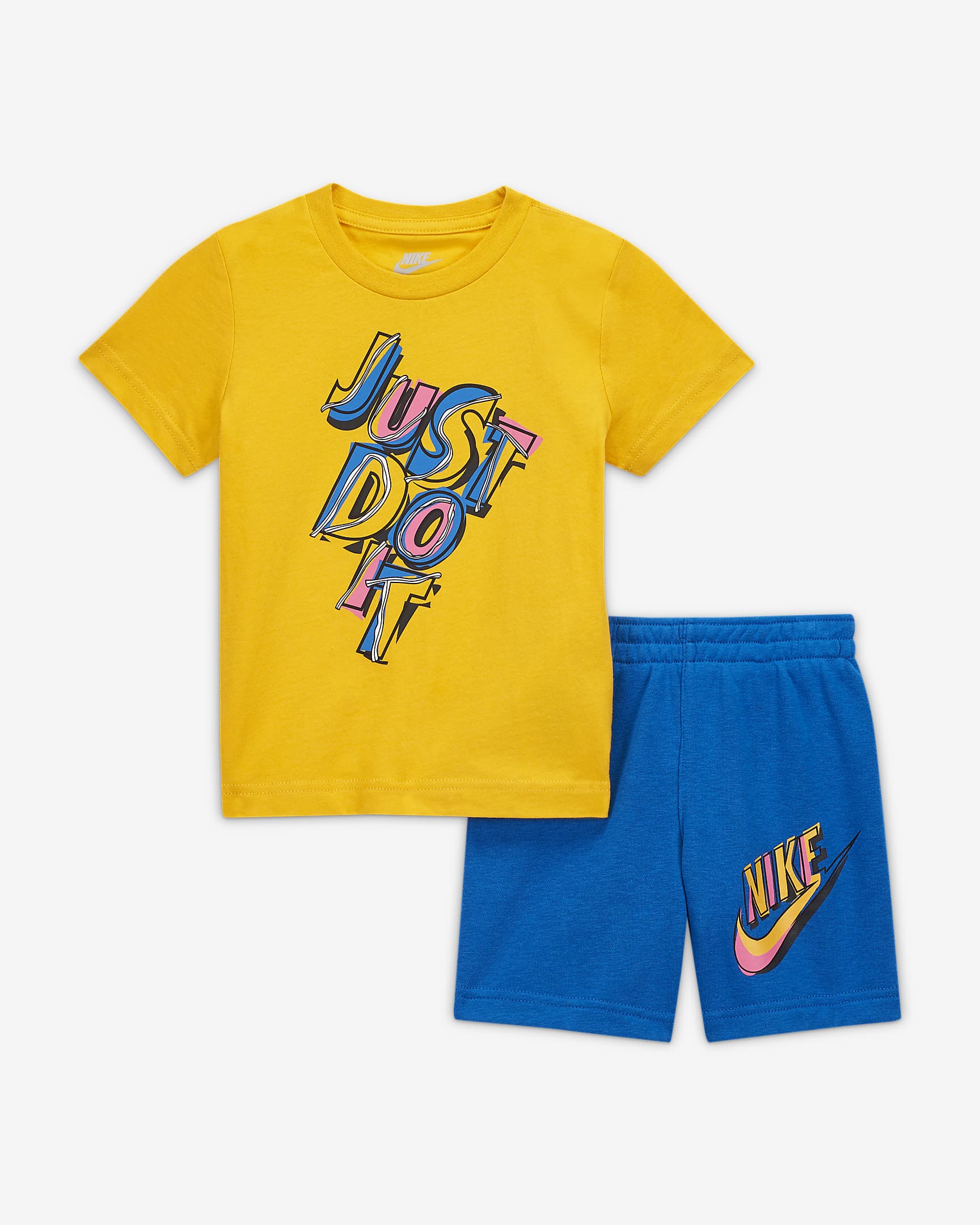 Conjunto de playera y shorts para bebé Nike Sportswear. Nike.com