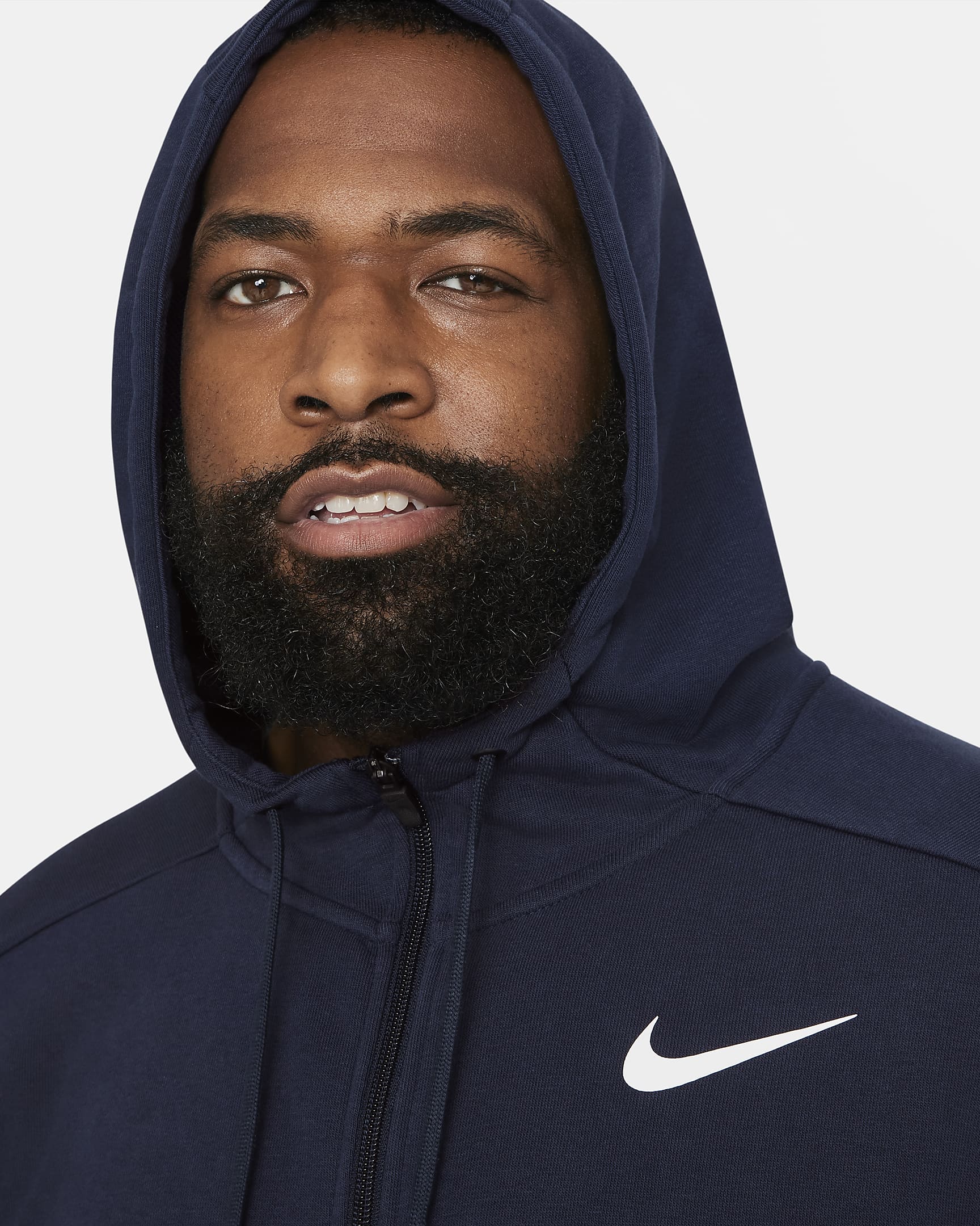 Nike Dry Men's Dri-FIT Hooded Fitness Full-Zip Hoodie. Nike LU