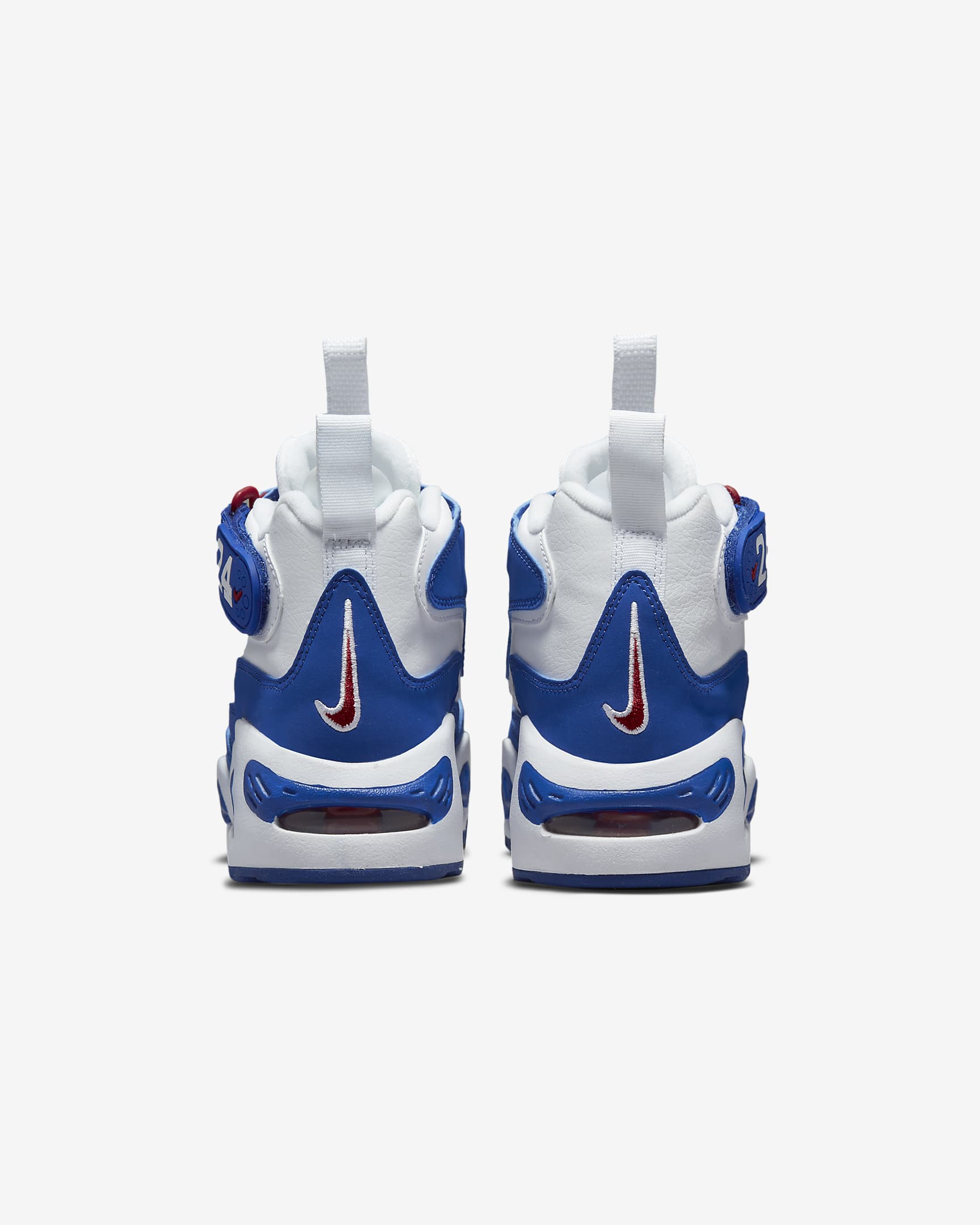 Calzado para niños grandes Nike Air Griffey Max 1 - Blanco/Rojo gimnasio/Azul eléctrico