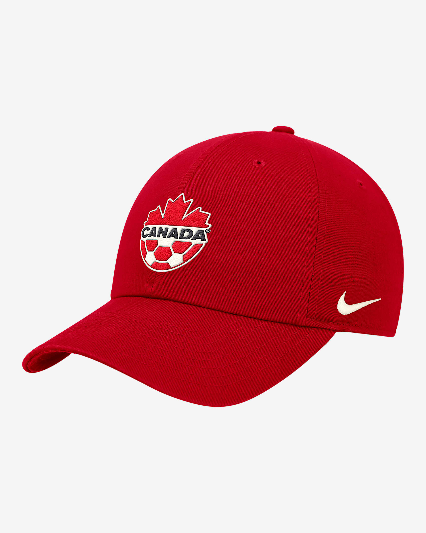 Gorra de fútbol Nike ajustable Canada Club - Rojo universitario