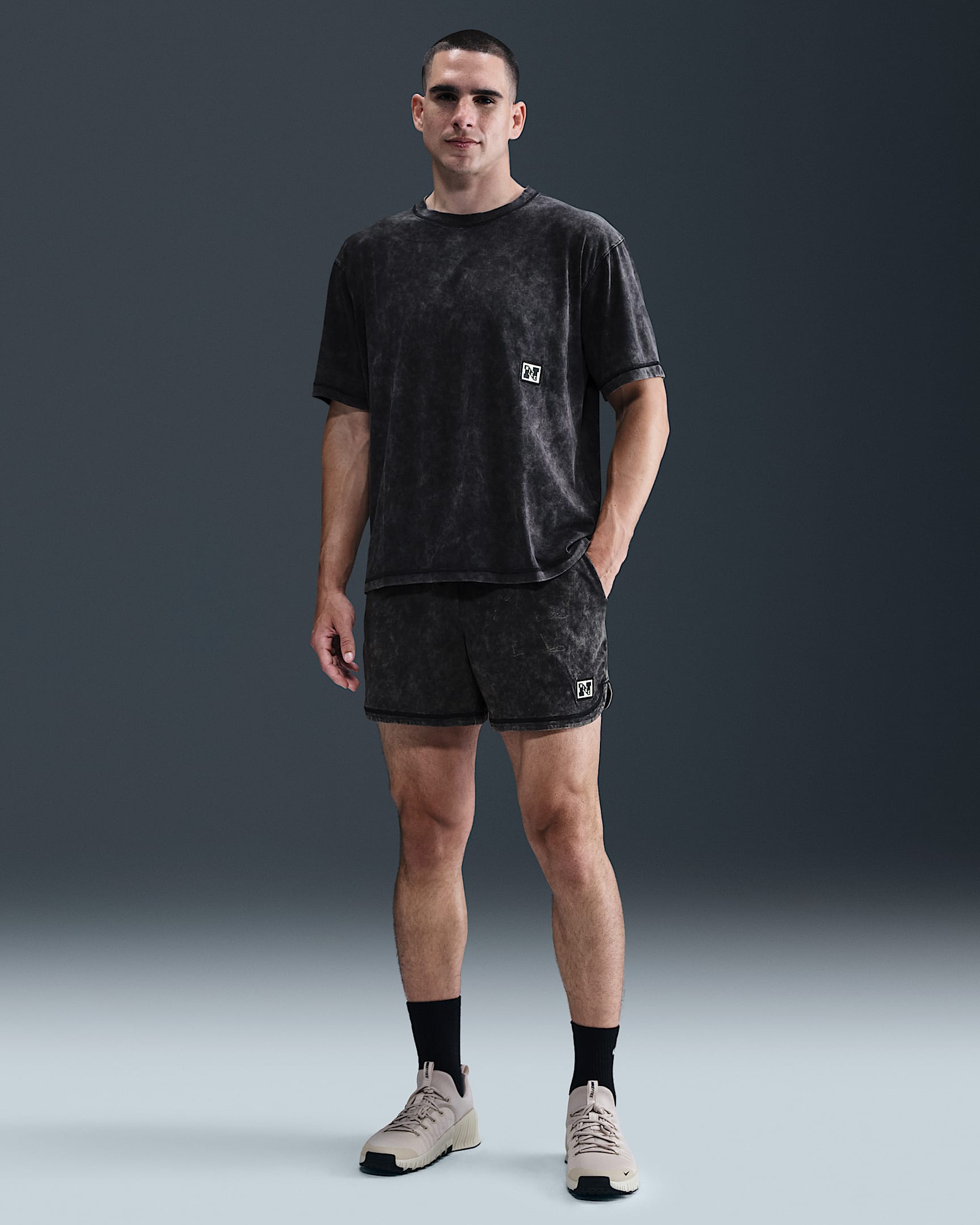 Nike Gym Heritage Men's Dri-FIT 12.5cm (approx.) Fitness Shorts - Black/Black