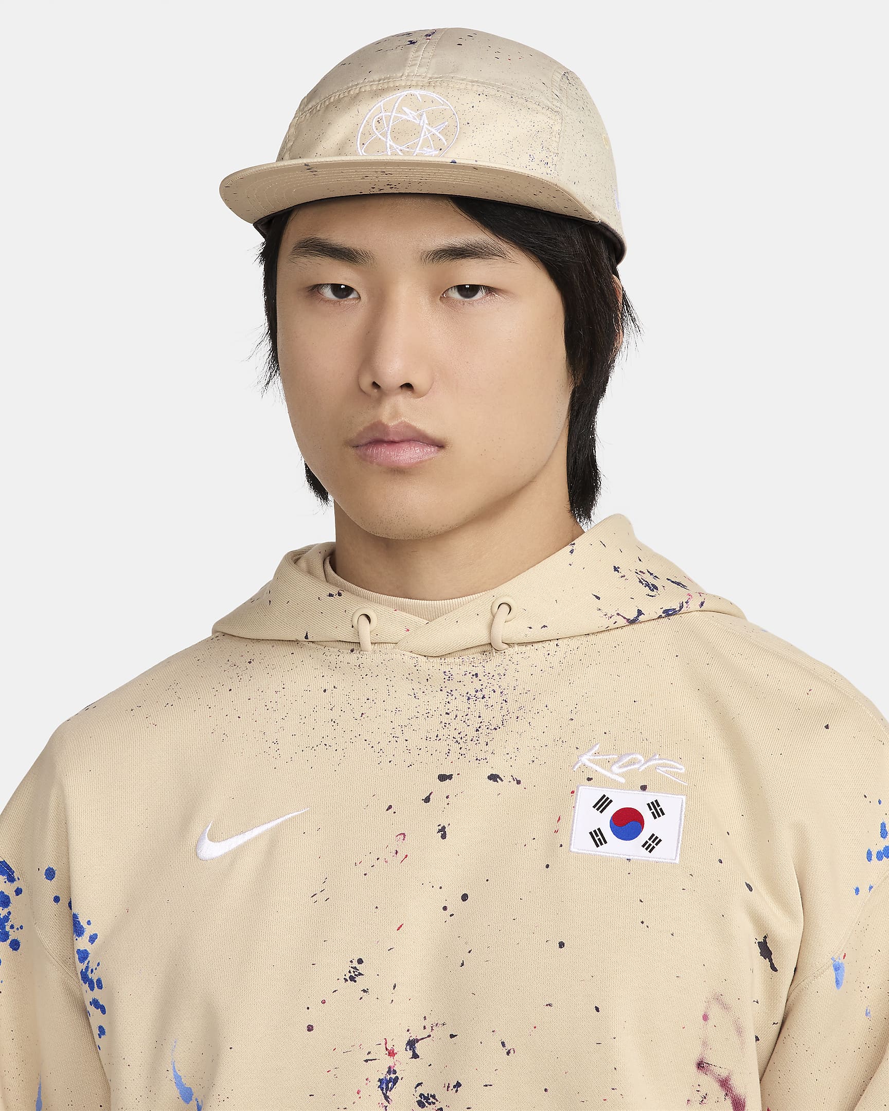 Korea Fly Nike Dri-FIT Breaking Cap - Sanddrift/White