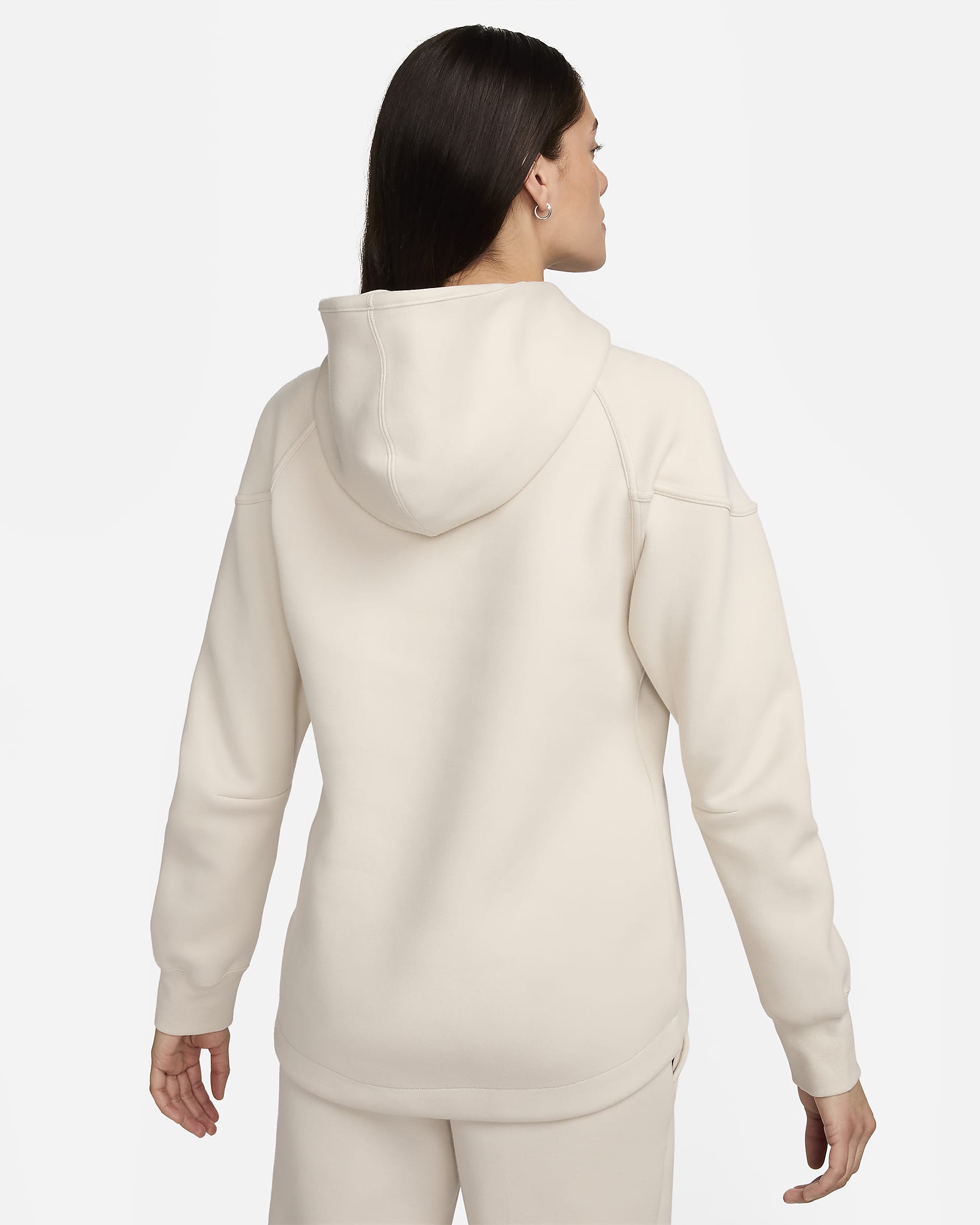 Sweat à capuche à zip Nike Sportswear Tech Fleece Windrunner pour femme - Light Orewood Brown