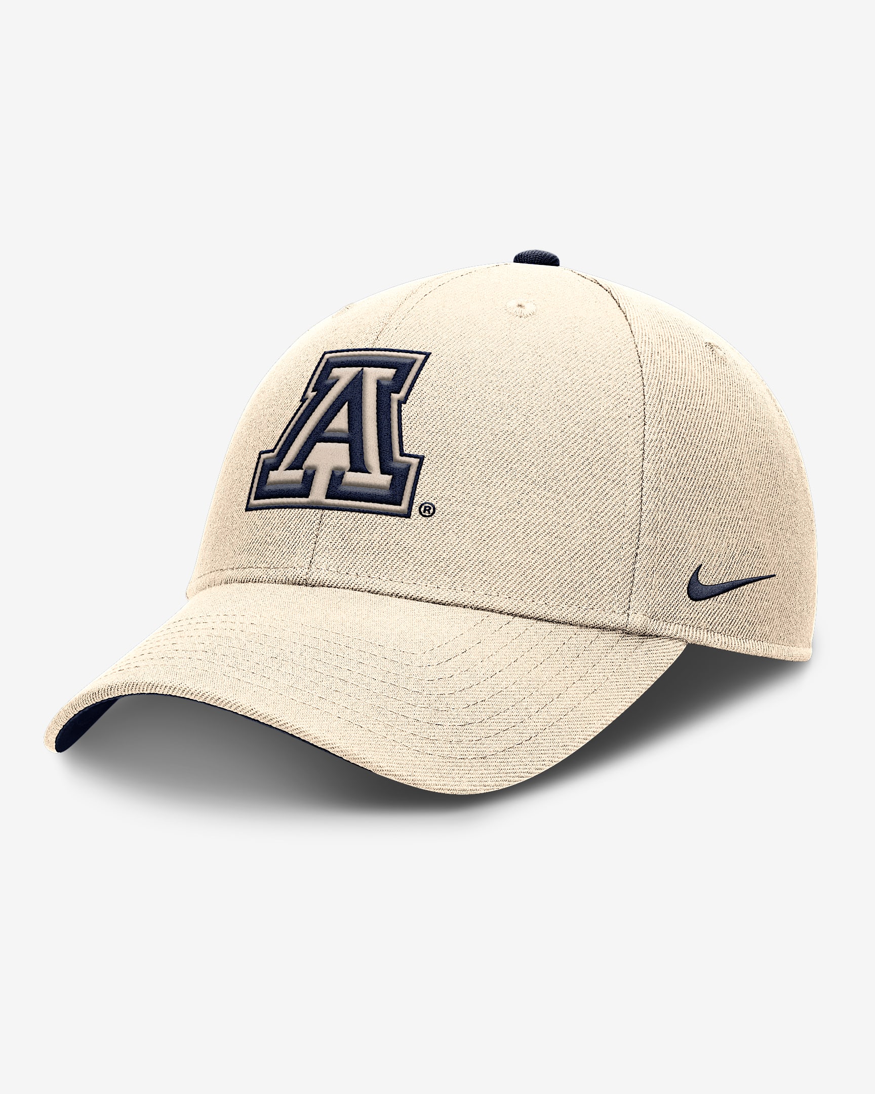 Gorra de rejilla universitaria Nike Dri-FIT ajustable para hombre Arizona Primetime Rise - Natural