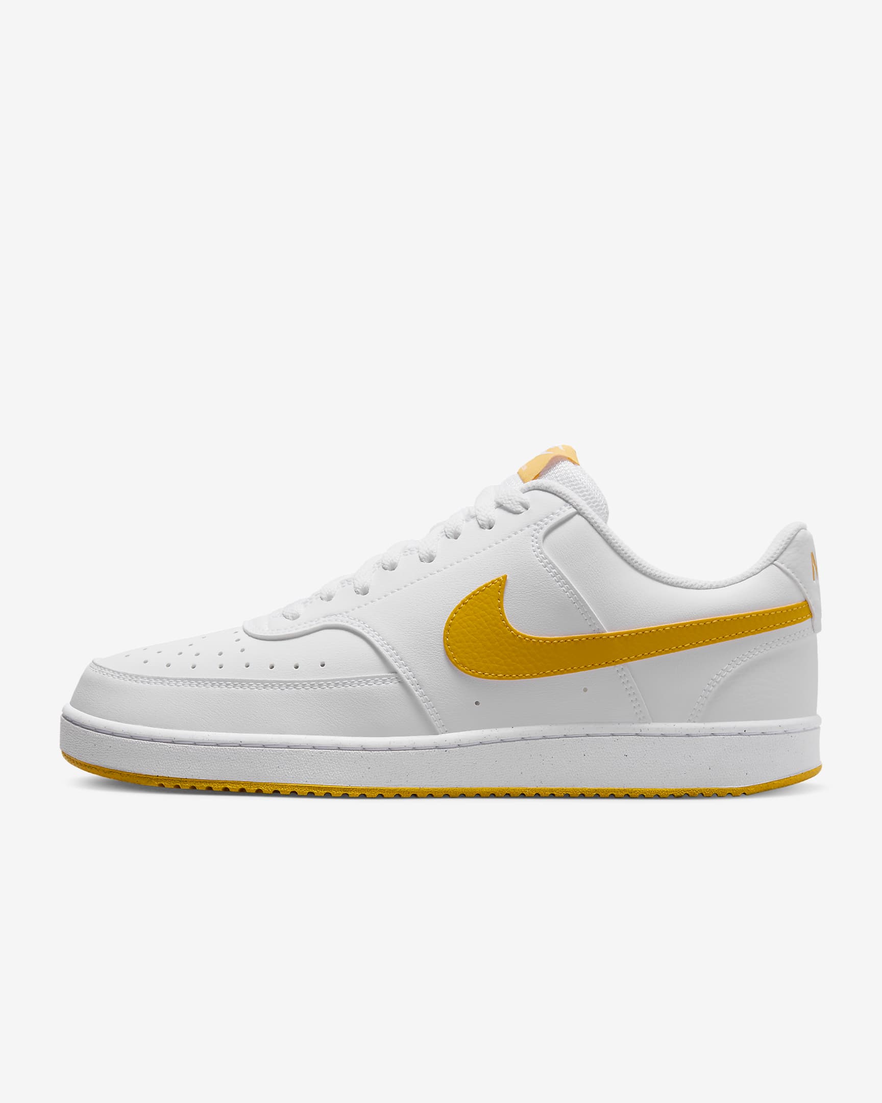 Nike Court Vision 低筒 Next Nature 男鞋 - 白色/University Gold