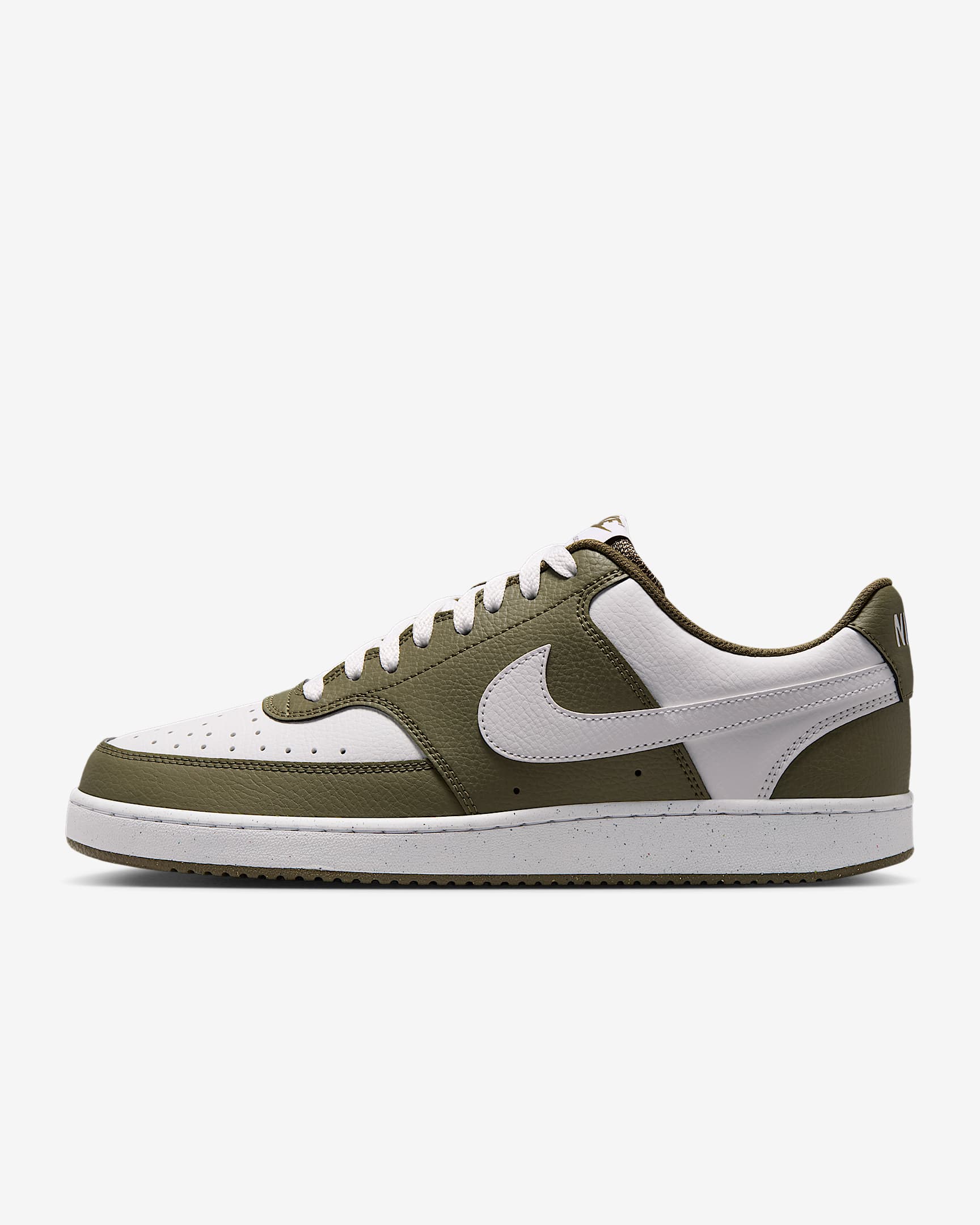 Nike Court Vision Low Men's Shoes - Medium Olive/White