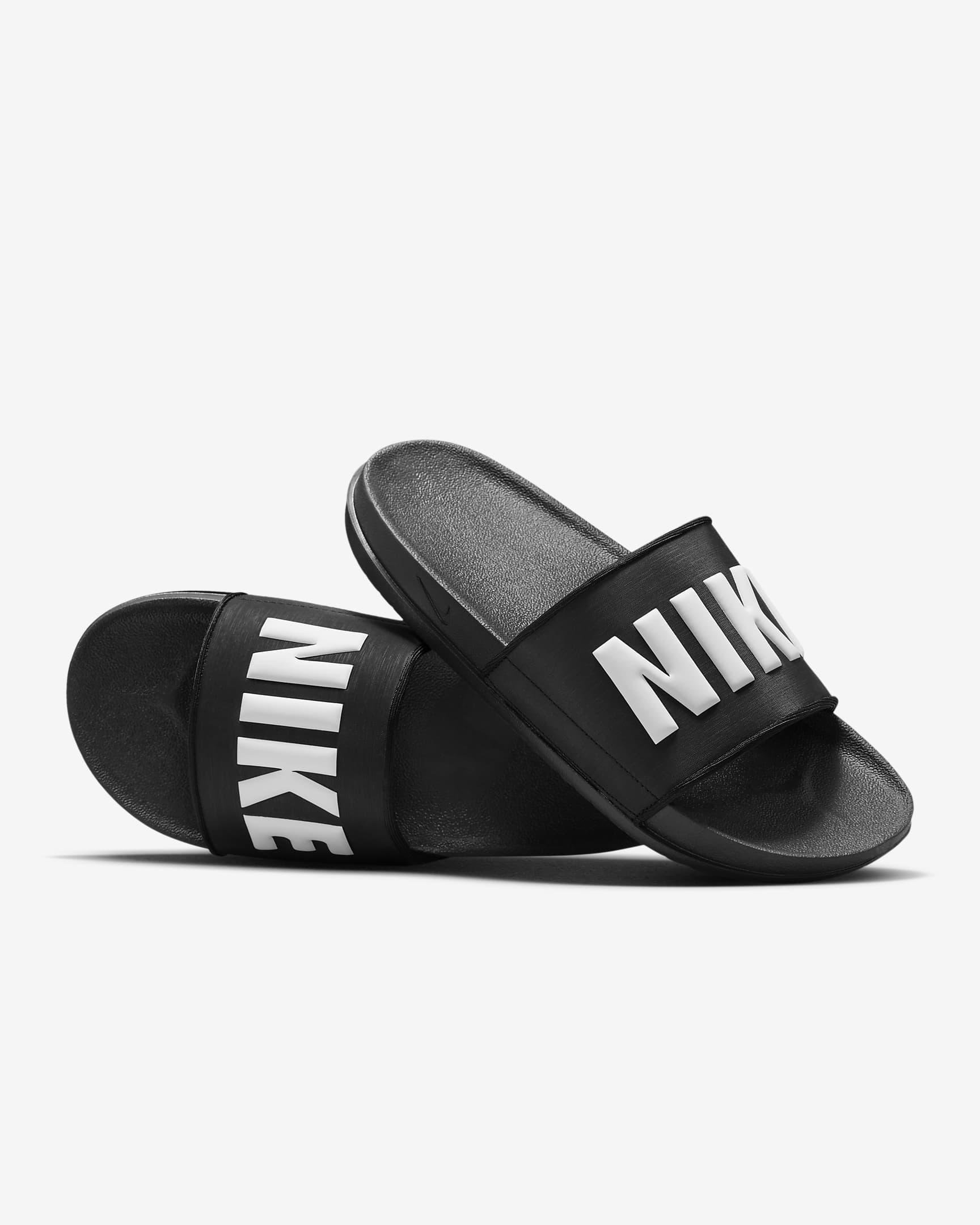 Nike Offcourt Men's Slides - Black/Black/White